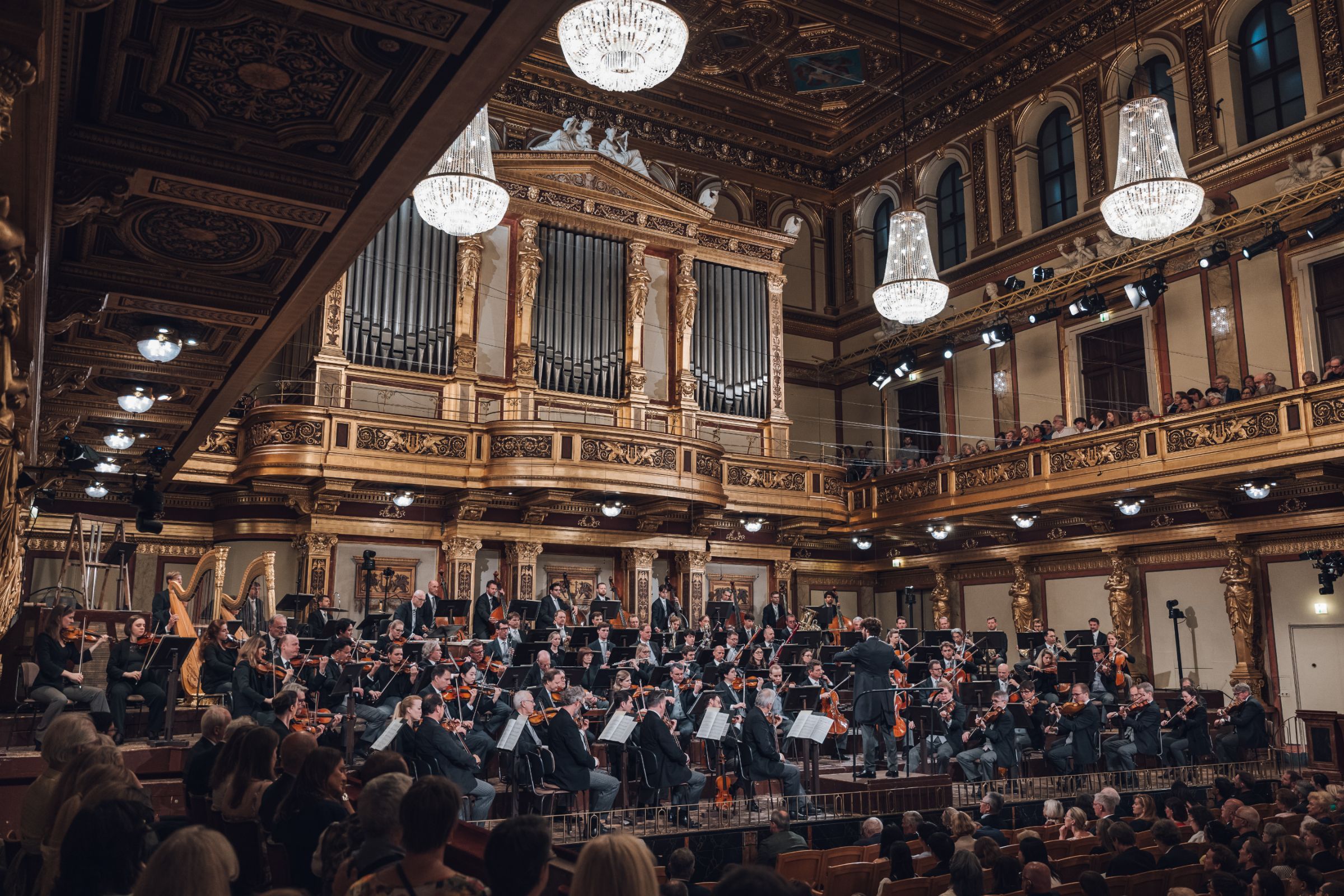 The Vienna Philharmonic in the Musikverein &copy; Wiener Philharmoniker | Niklas Schnaubel