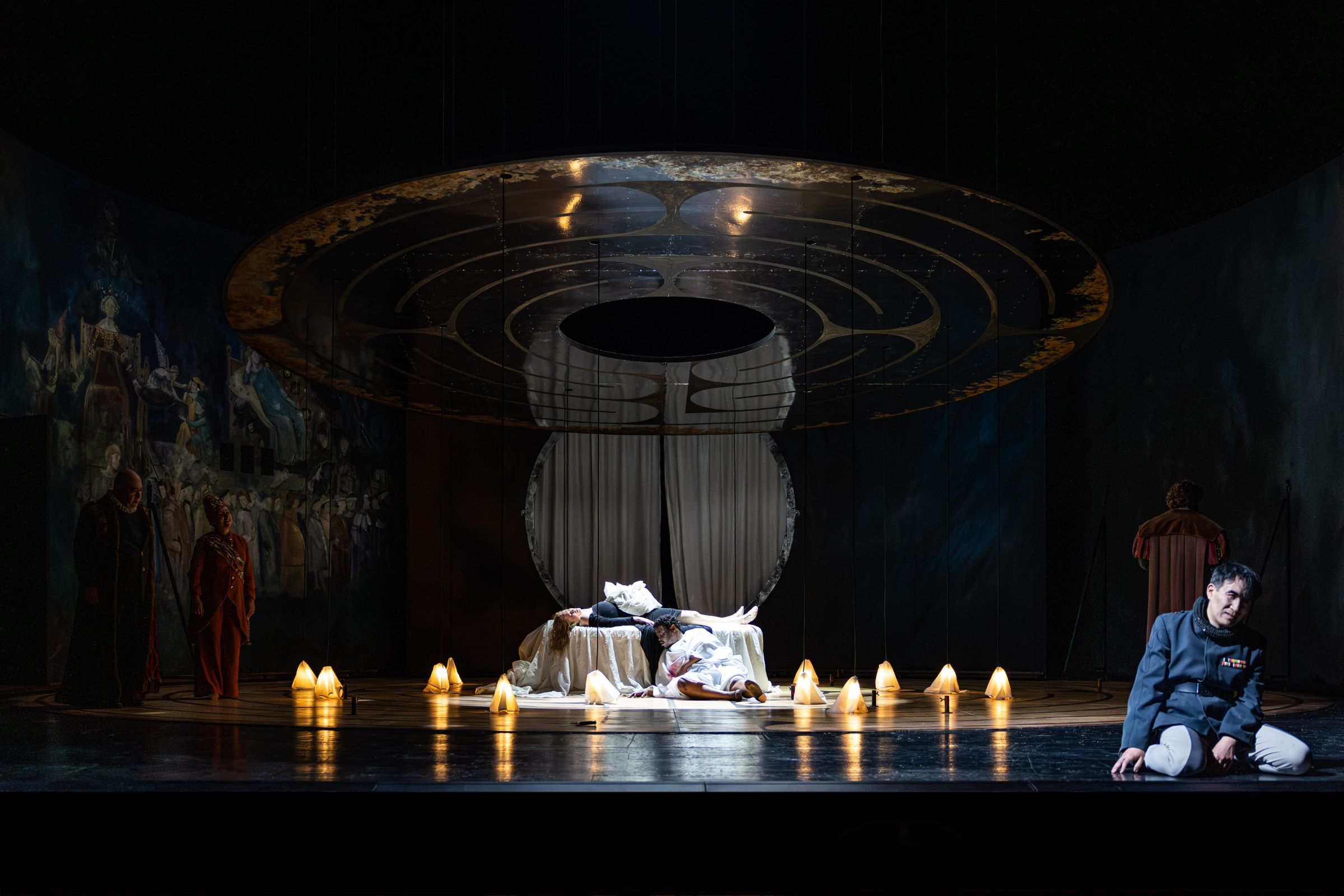 Emma McNairy (Desdemona), Owen Metsileng (Otello) und Shin Taniguchi (Jago) © Christina Iberl