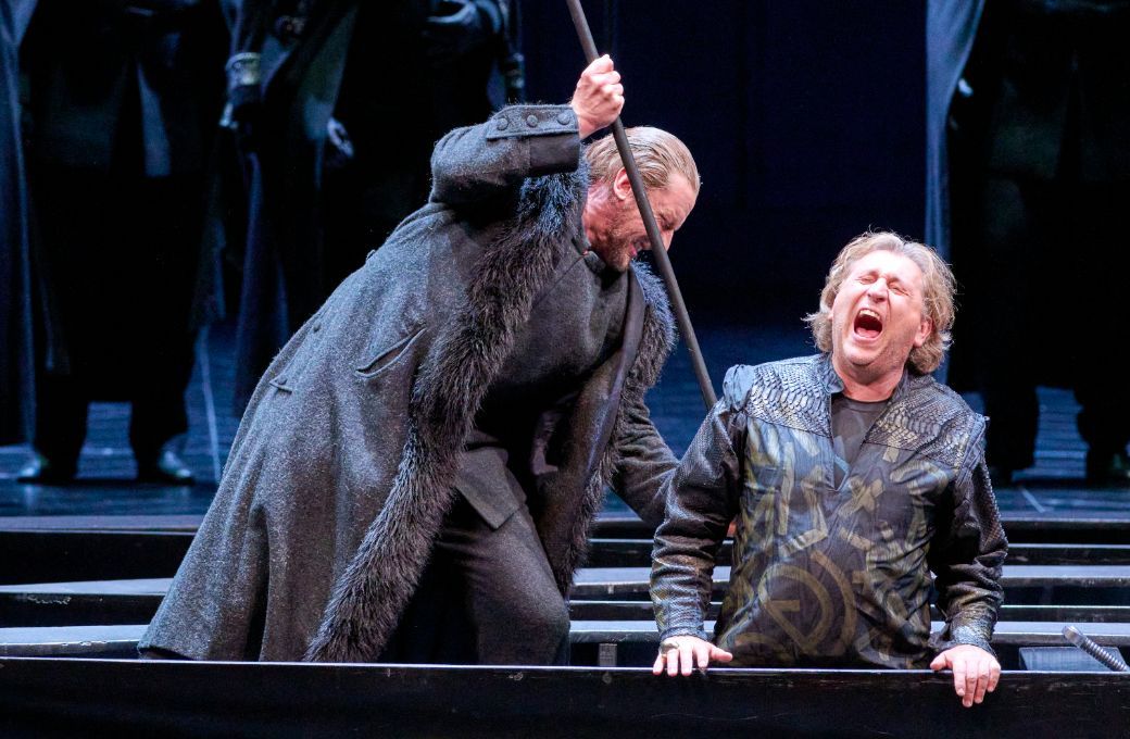 Günther Groissböck (Hagen) und Andreas Schager (Siegfried) © Wiener Staatsoper | Michael Pöhn
