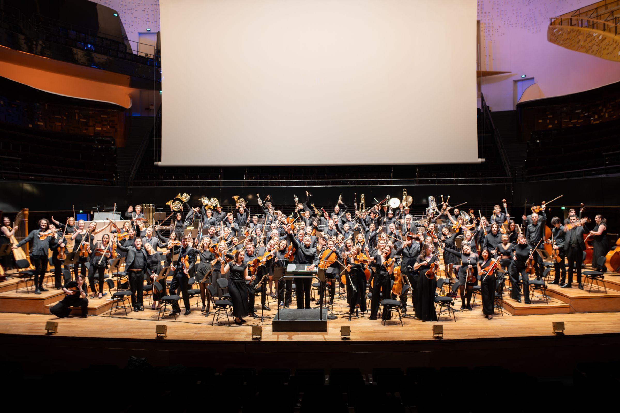 Elektra on the stage of the Grande Salle Pierre Boulez at the Philharmonie de Paris &copy; Evann Ali-Yahia