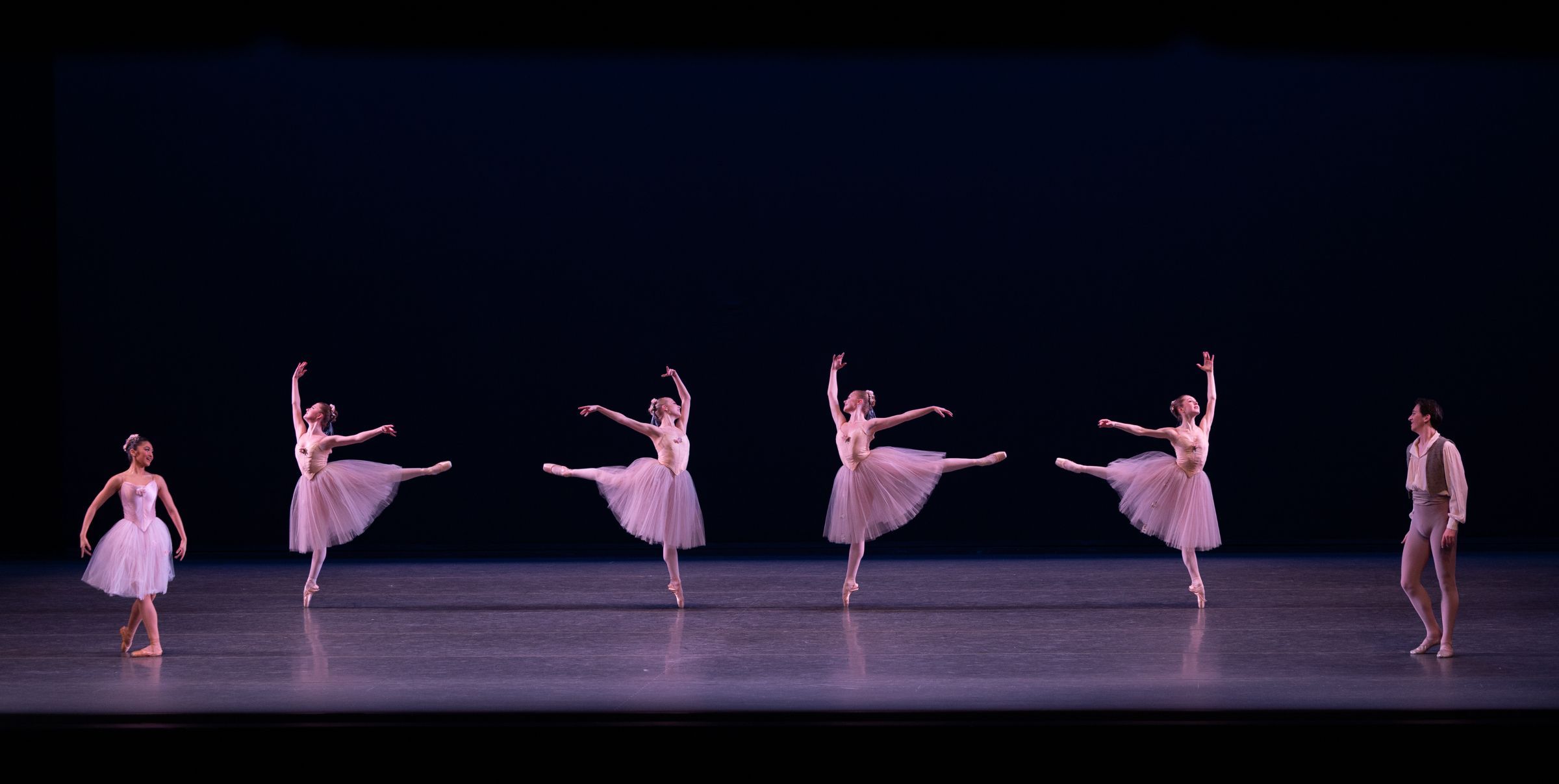 Students of the School of American Ballet in Balanchine’s <i>Valse Fantaisie</i> © Rosalie O'Connor