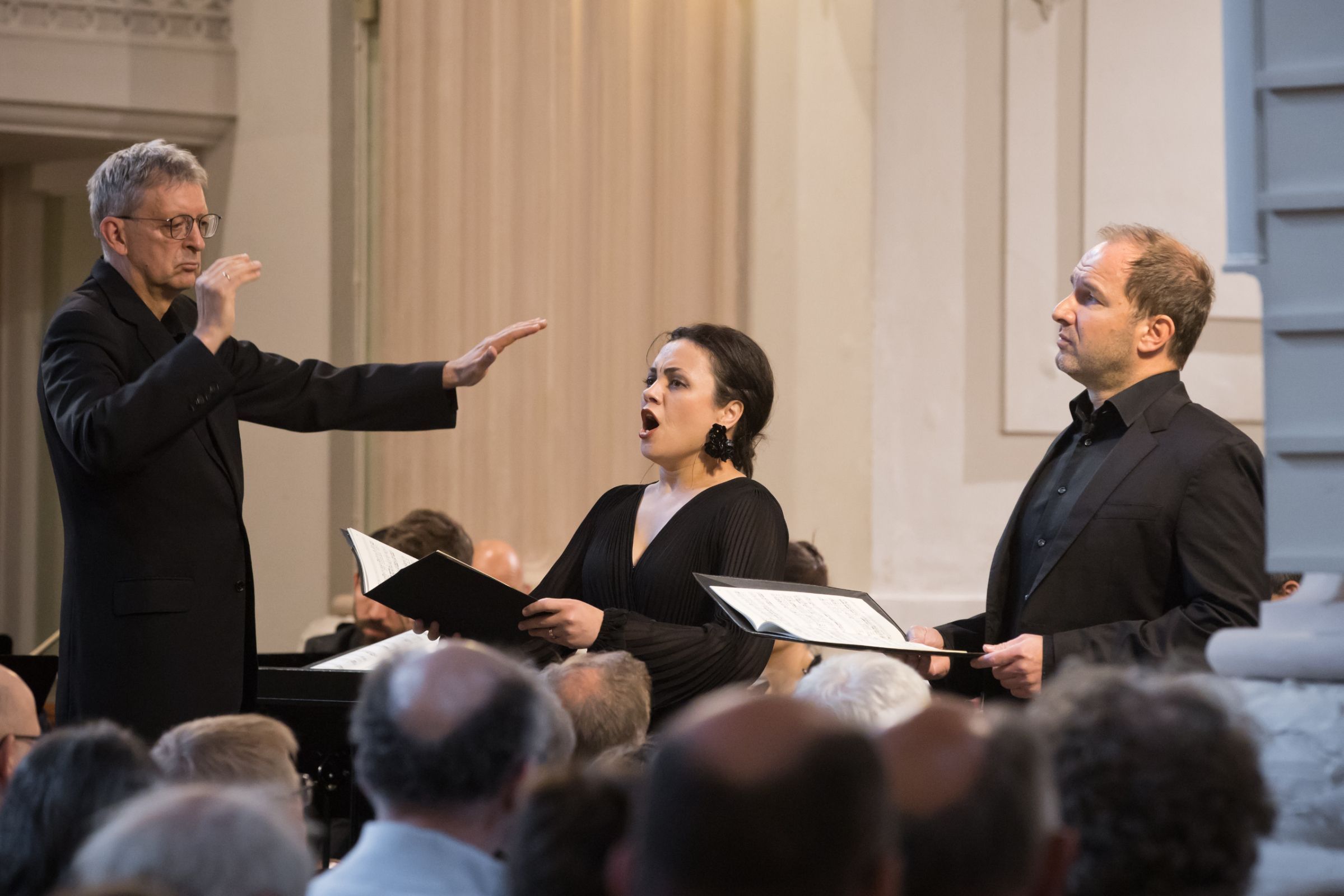 Gaechinger Cantorey mit Hans-Christoph Rademann, Katharina Konradi und Tobias Berndt &copy; Bachfest Leipzig | Gert Mothes