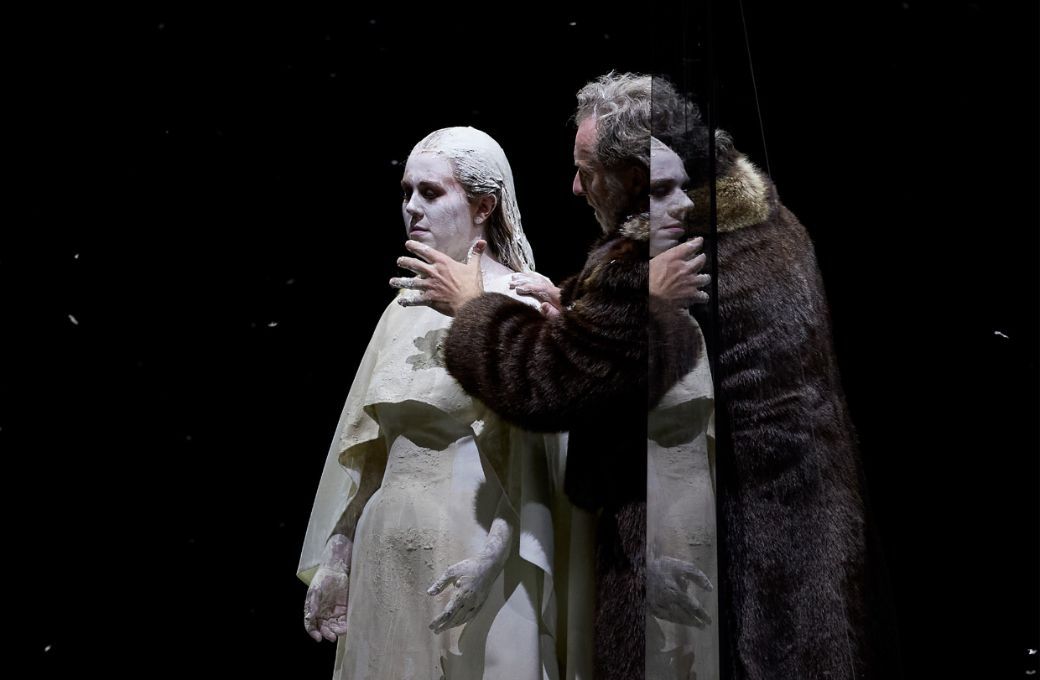 Christina Nilsson (Elisabeth) und Christian Gerhaher (Wolfram von Eschenbach) &copy; Herwig Prammer