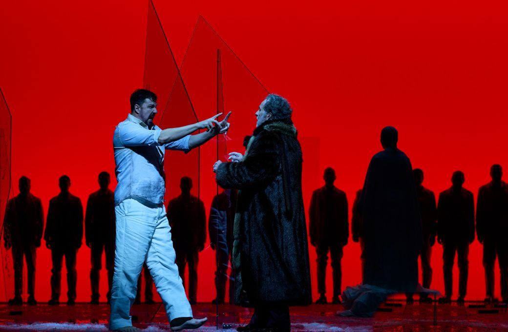 Eric Cutler (Tannhäuser) und Christian Gerhaher (Wolfram von Eschenbach) &copy; Herwig Prammer