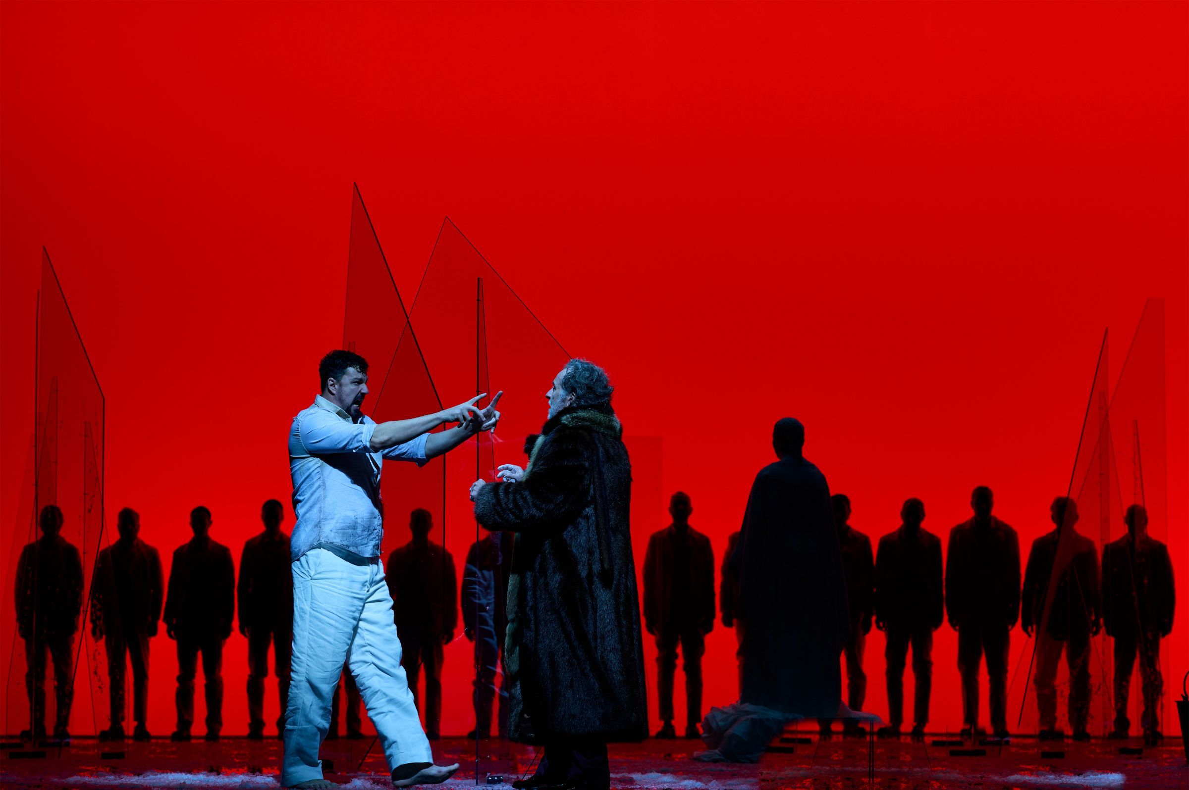 Eric Cutler (Tannhäuser) und Christian Gerhaher (Wolfram von Eschenbach) &copy; Herwig Prammer