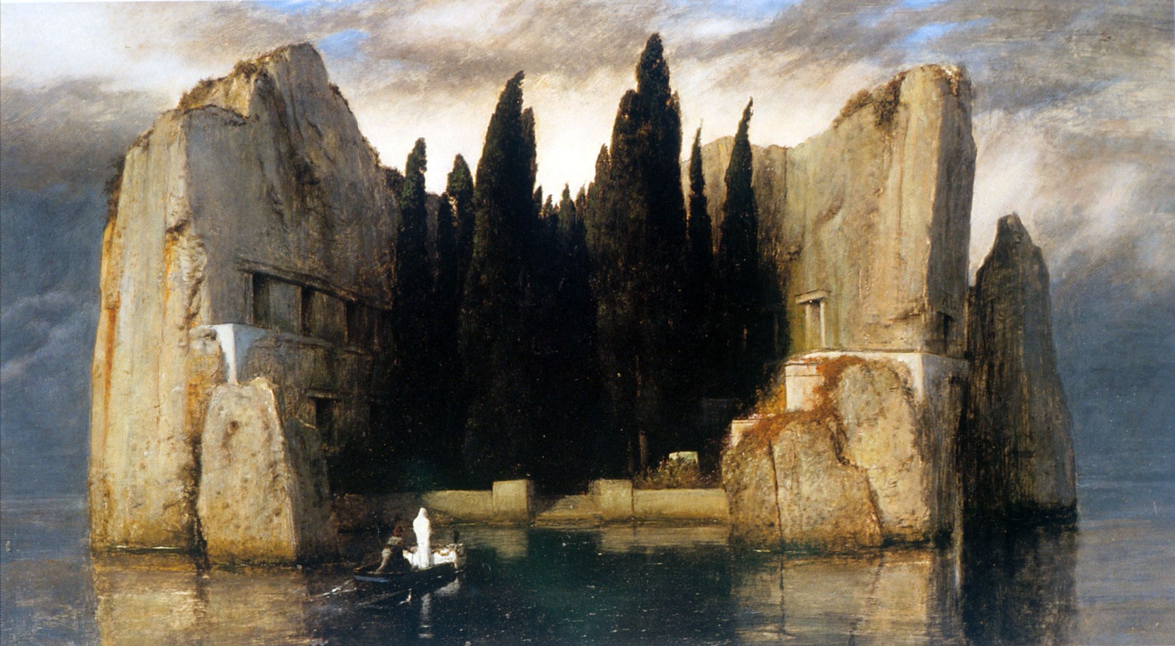 Arnold Böcklin: <i>The Isle of the Dead</i> (1883) © Public domain