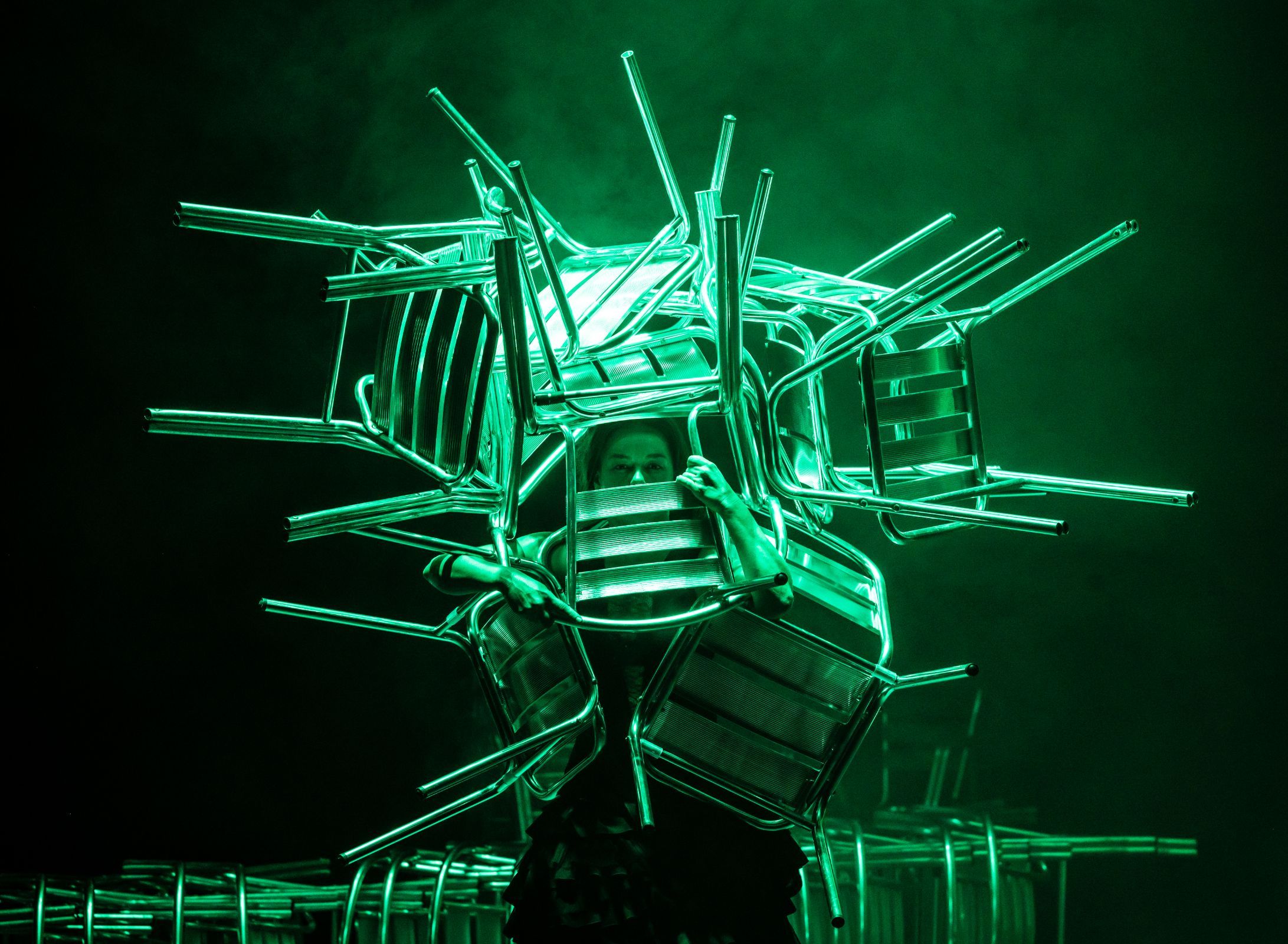 Rocío Molina in <i>Calentamiento</i> © Simone Fratini
