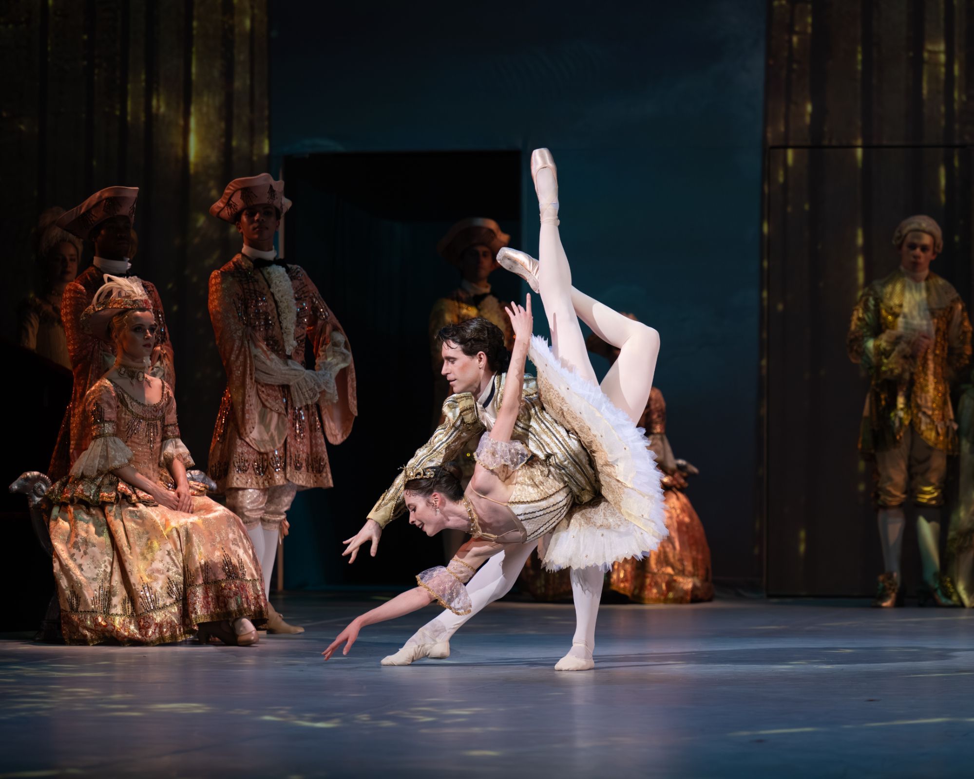 Emma Hawes as Aurora and Aitor Arrieta as the Prince in Kenneth MacMillan’s <i>Sleeping Beauty</i> © Photography by ASH
