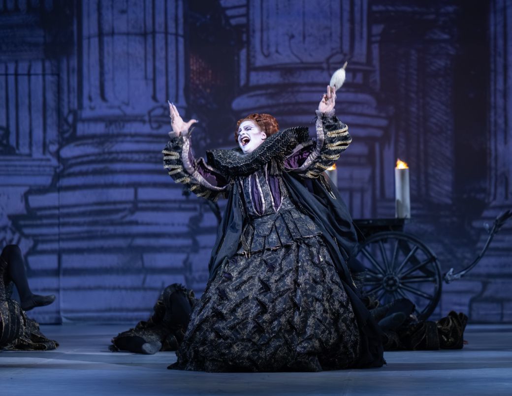 James Streeter as Carabosse in Kenneth MacMillan’s <i>Sleeping Beauty</i> © Photography by ASH