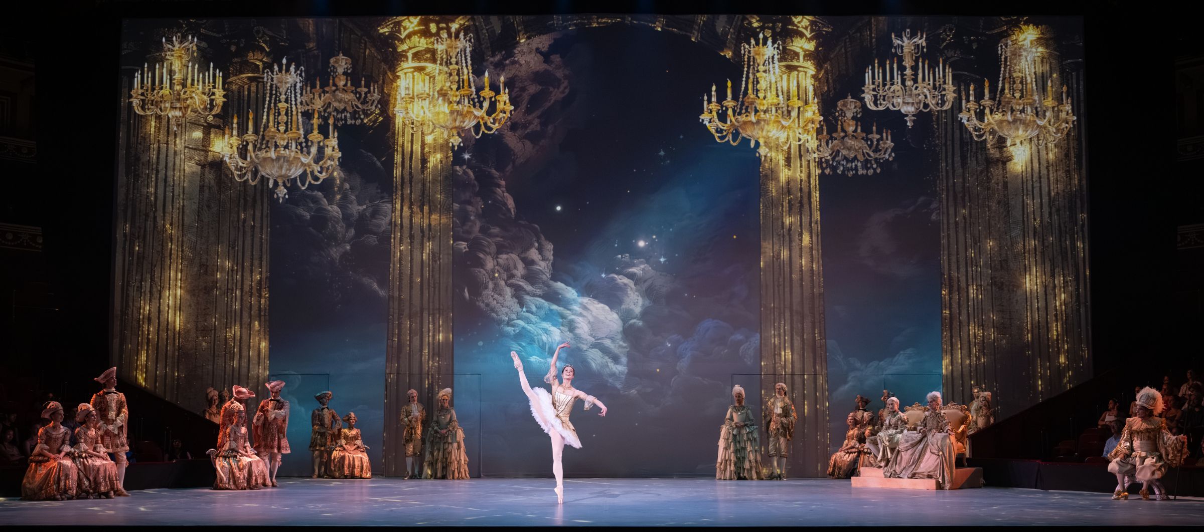 Emma Hawes as Aurora with English National Ballet in Kenneth MacMillan’s <i>Sleeping Beauty</i> © Photography by ASH
