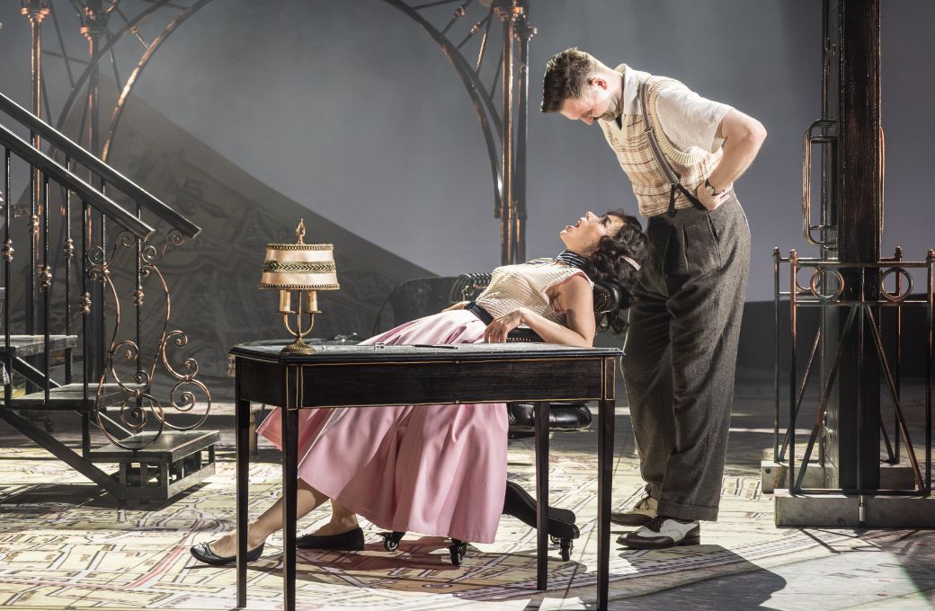 Ginger Costa-Jackson (Rosina) and James Newby (Figaro) &copy; Marc Brenner