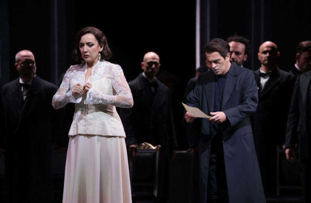 Rosa Feola (Lucia) and Piero Pretti (Edgardo) &copy; Brescia e Amisano | Teatro alla Scala