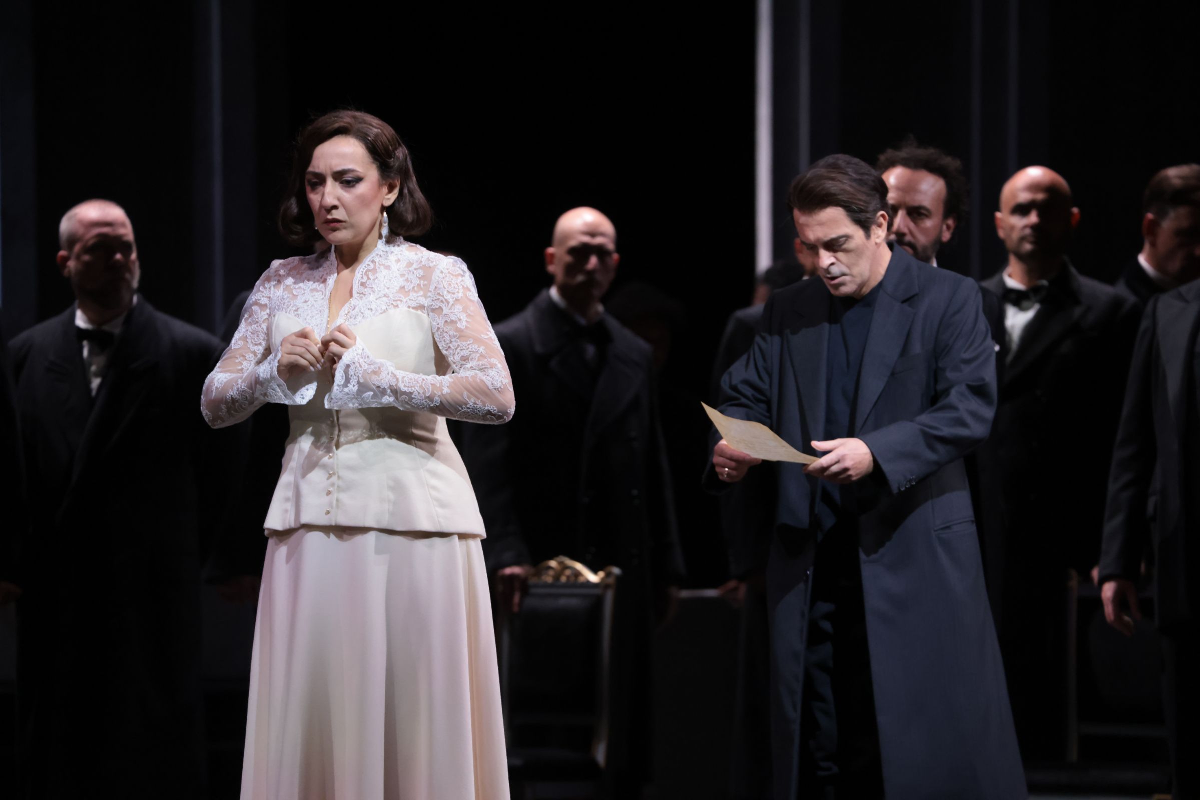 Rosa Feola (Lucia) and Piero Pretti (Edgardo) &copy; Brescia e Amisano | Teatro alla Scala