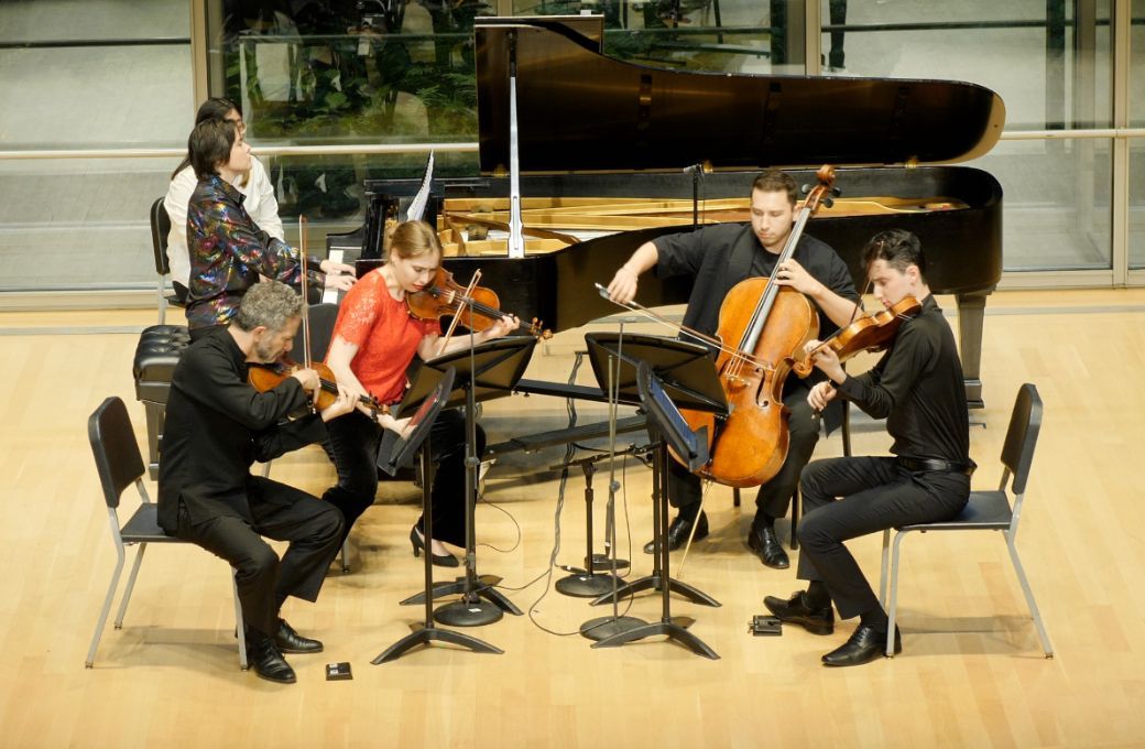 Daria Rabotkina, Steven Copes, Julia Schilz, Emad Zolfaghari and Oliver Herbert © Erica Brenner Productions