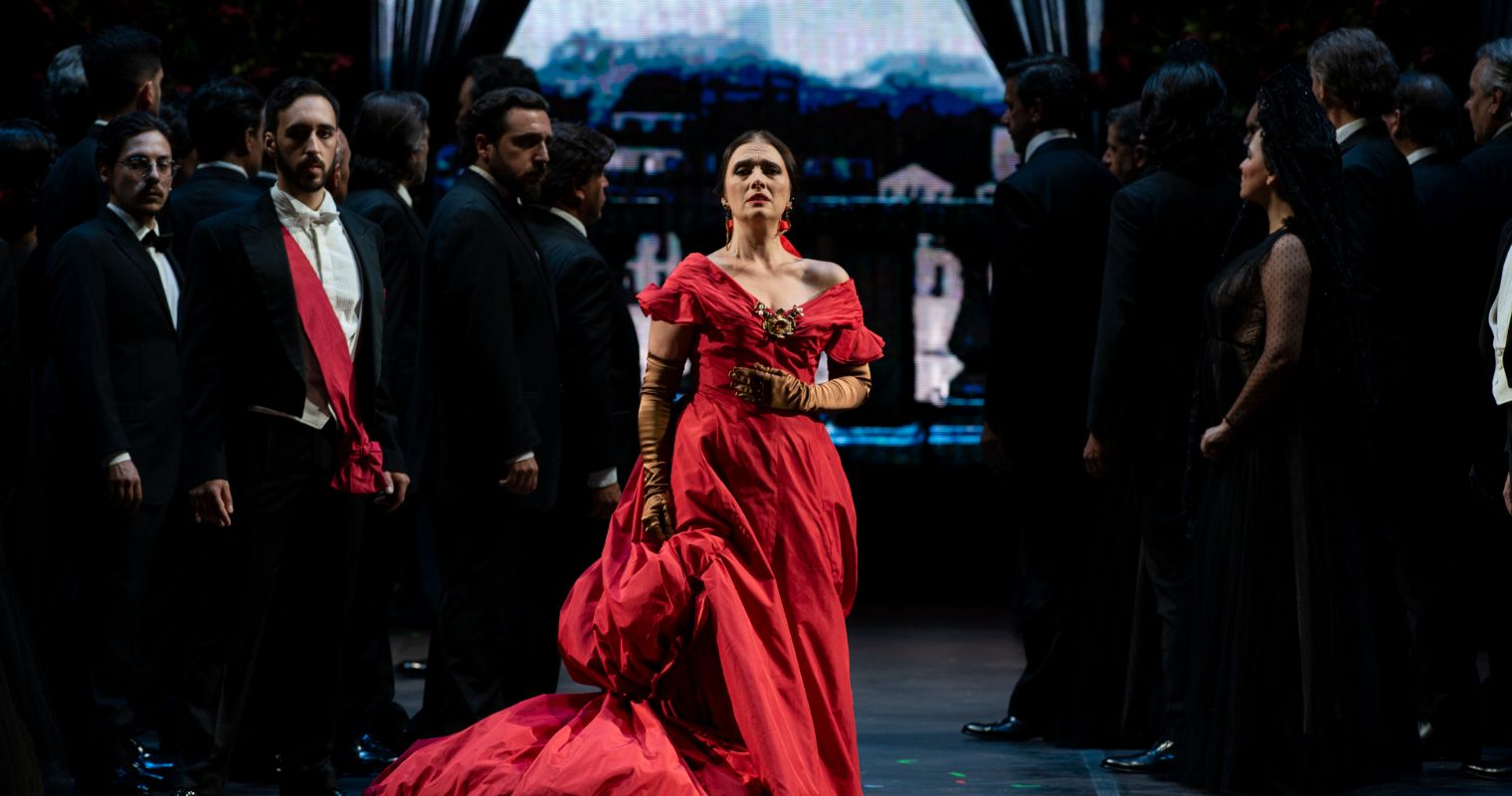 Ermonela Jaho bows out as Violetta in Sofia Coppola’s stylish Rome <i>Traviata</i> © Fabrizio Sansoni | Teatro dell'Opera di Roma