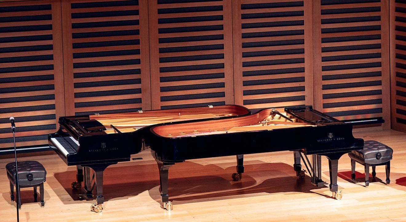 The stage is set for the London Piano Festival, Kings Place &copy; Viktor Erik Emanuel