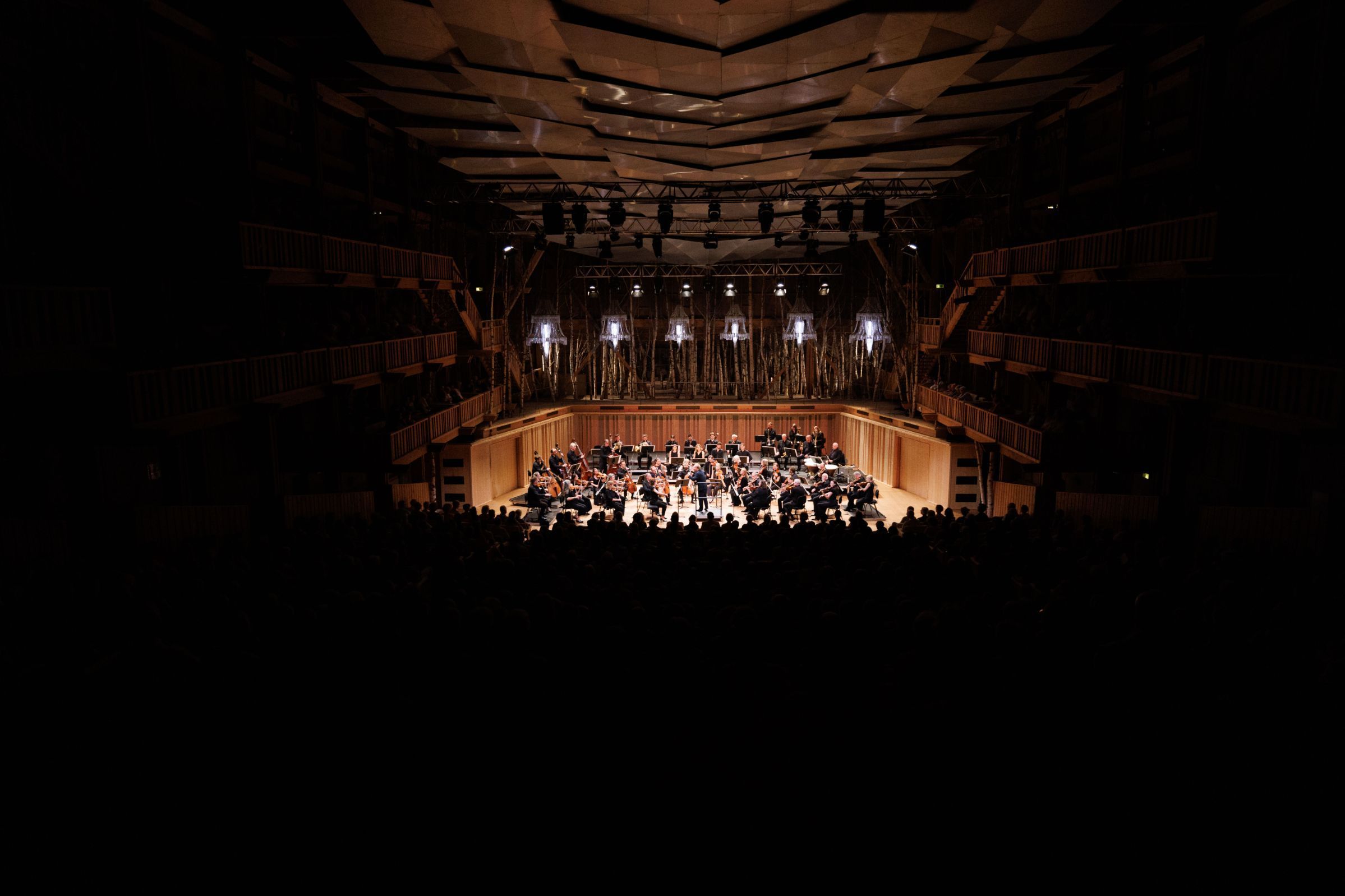 Le Chamber Orchestra of Europe dans la Grange au Lac à Evian &copy; Les Mélèzes - Matthieu Joffres