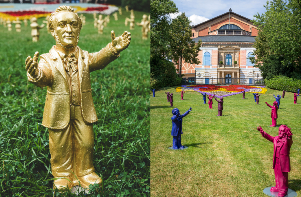 Richard Wagner II / Richard Wagner, Skulptur, Ottmar Hörl, www.ottmar-hoerl.de © Elisabeth von Pölnitz-Eisfeld / Simeon Johnke