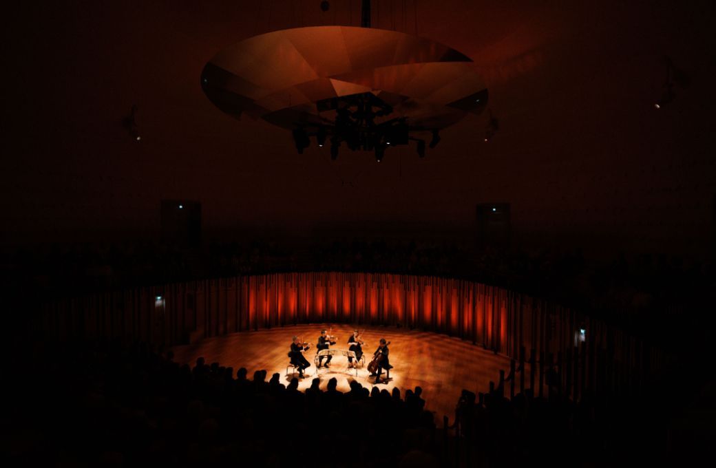 La Quatuor Eb&egrave;ne &agrave; la Source vive &copy; Les M&eacute;l&egrave;zes - Matthieu Joffres