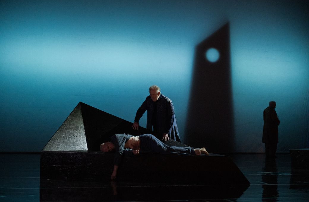 Peter Wedd (Tristan), Robert Hayward (Kurwenal) and Peter Bronder (Shepherd) &copy; Matthew Williams-Ellis