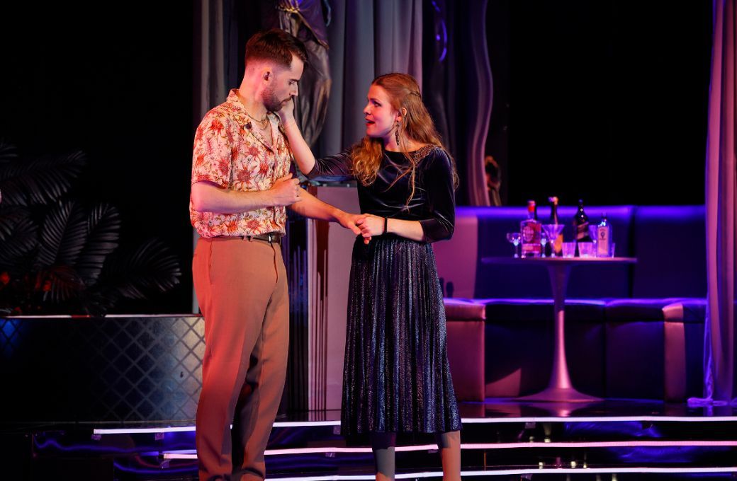 Jeremy Kleeman (Ottone) and Rachael Joyce (Drusilla) &copy; Jeff Busby