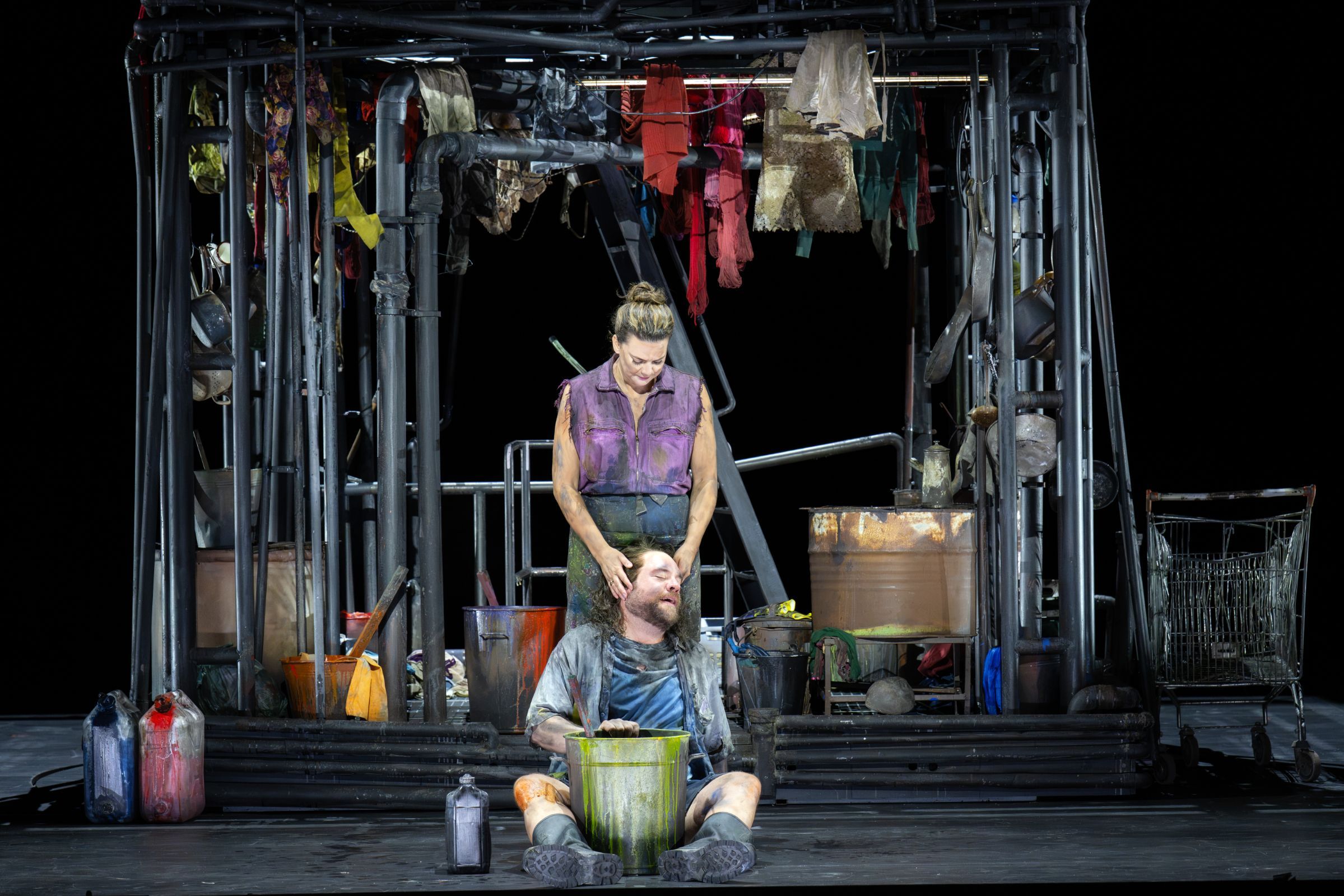 Brian Mulligan (Barak), Ambur Braid (Barak's wife) &copy; Festival d’Aix-en-Provence 2026 | Monika Rittershaus
