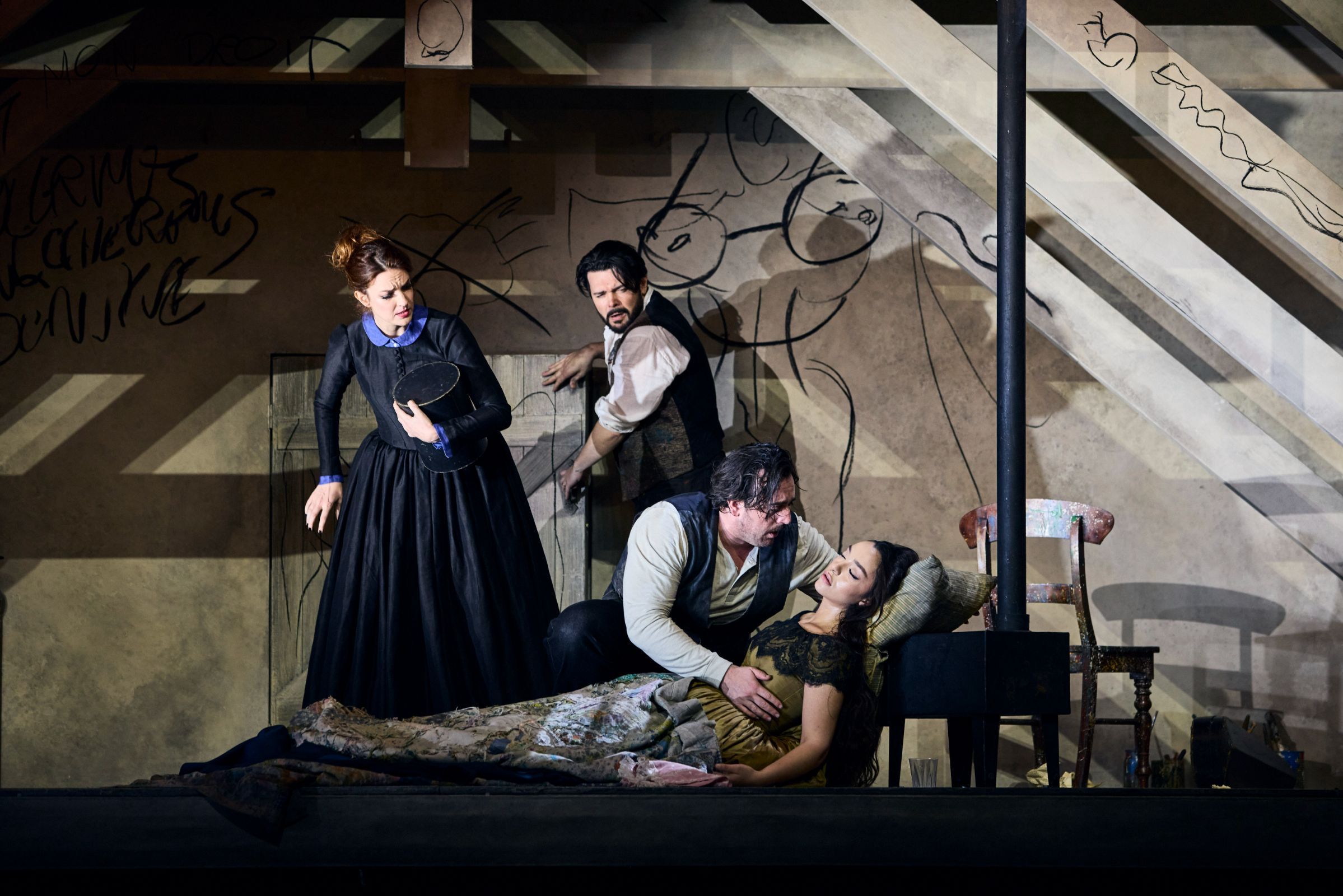Act 4 of <i>La bohème</i> © RBO | Ian Hippolyte