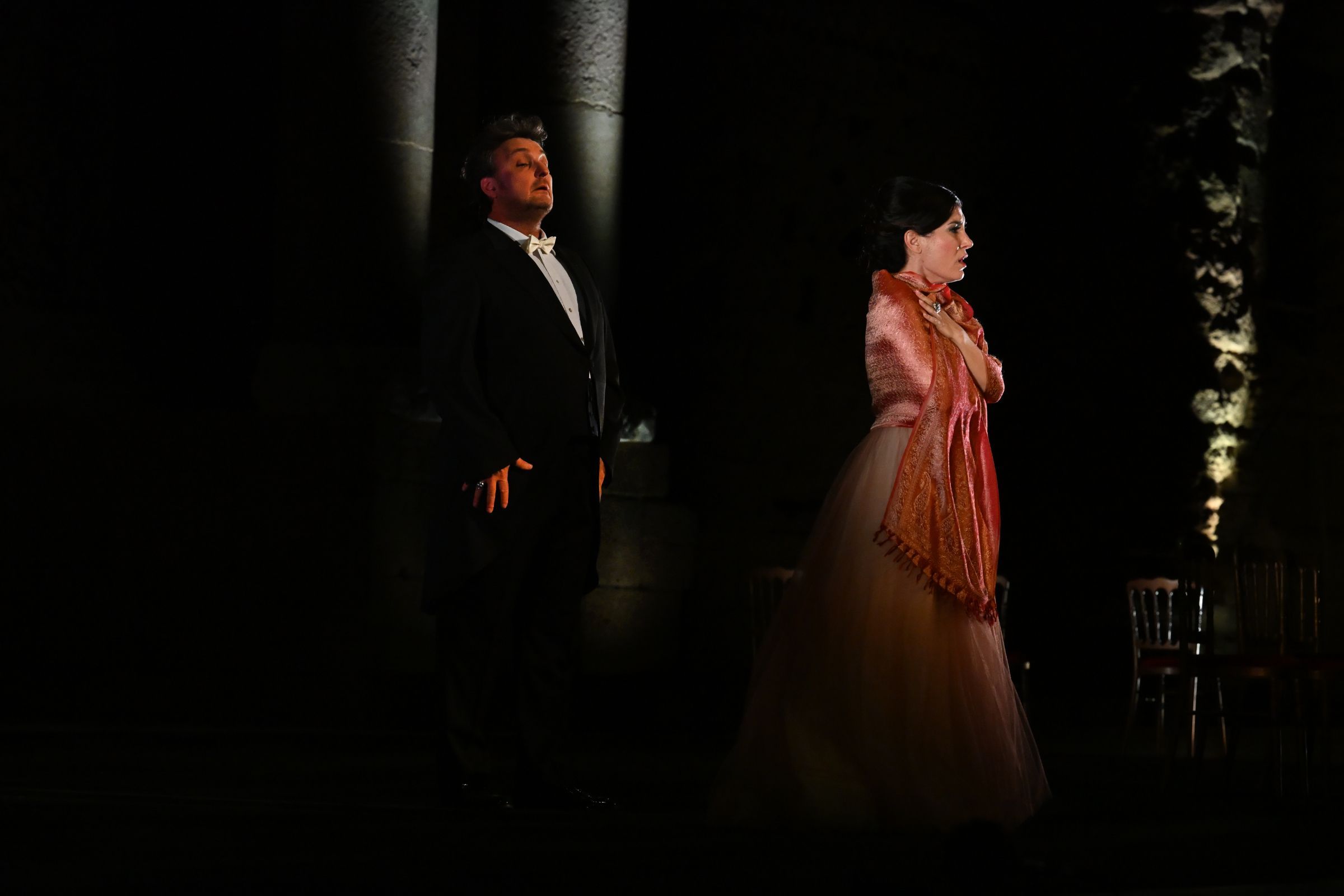 Ludovic Tézier (Germont) et Claudia Pavone (Violetta) &copy; Gromelle