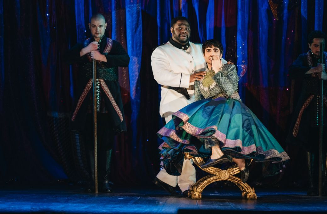 Michael Sumuel (Achilla) and Cameron Shahbazi (Tolomeo) &copy; Nancy Jesse