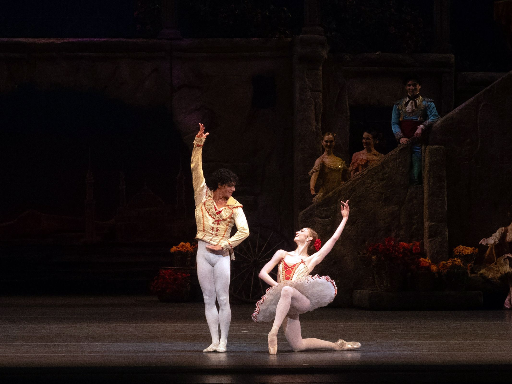 Catherine Hurlin and Isaac Hernández in <i>Don Quixote</i> &copy; Nir Arieli