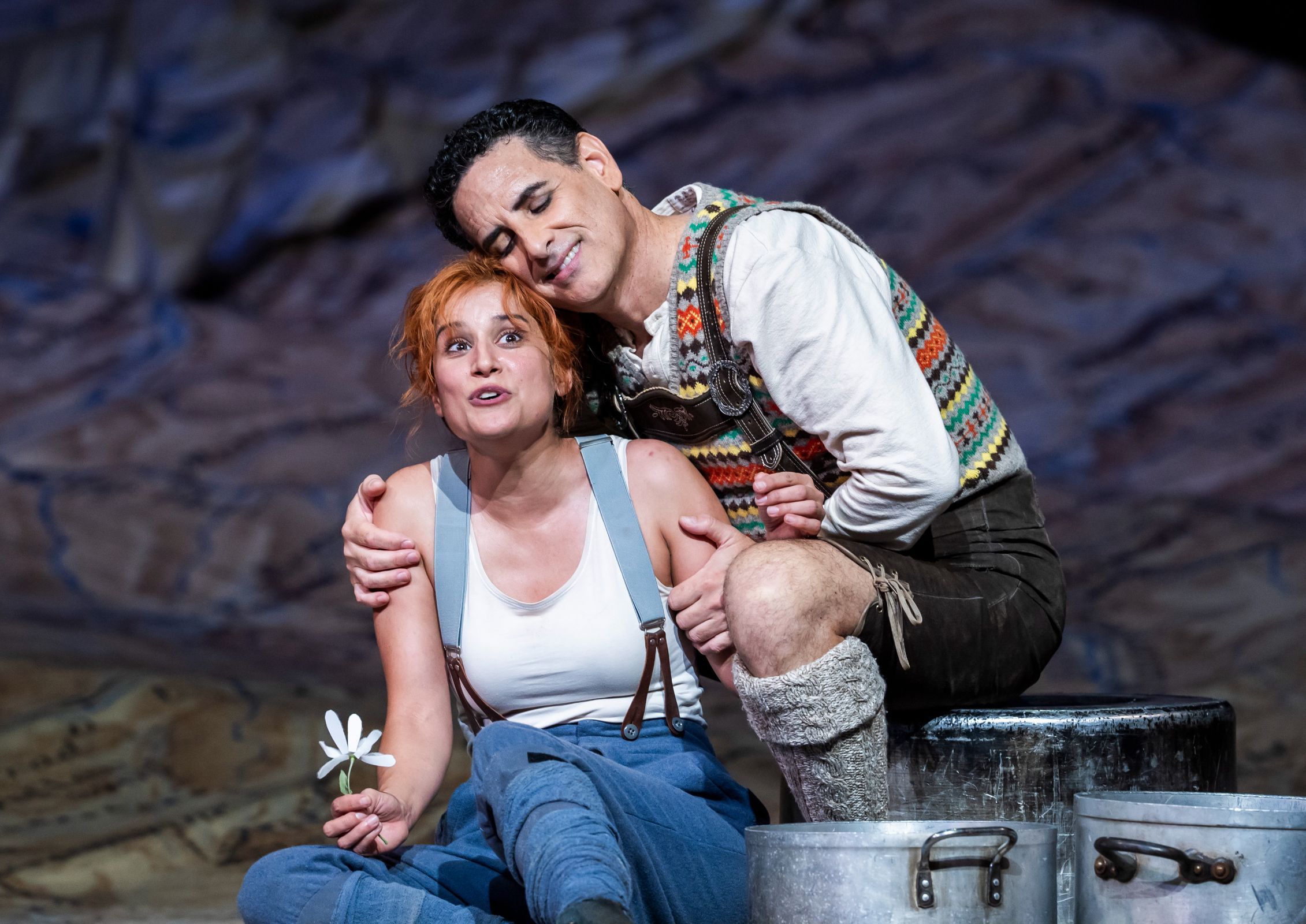 Sara Blanch (Marie) and Juan Diego Flórez (Tonio) &copy; RBO | Tristram Kenton