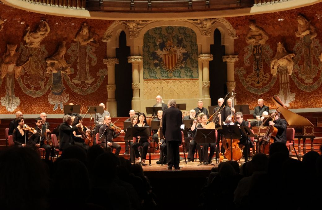 Jordi Savall with Le Concert des Nations at the Palau © Palau de la Música Catalana