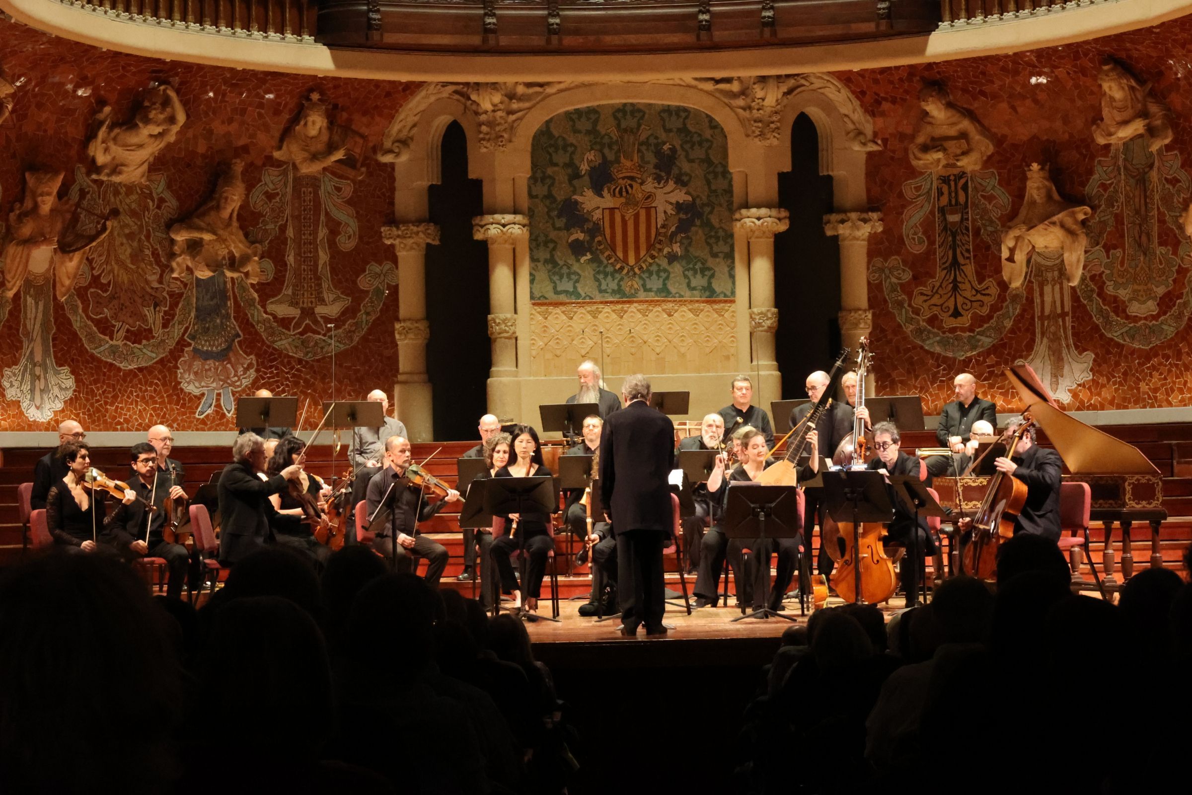 Jordi Savall with Le Concert des Nations at the Palau © Palau de la Música Catalana