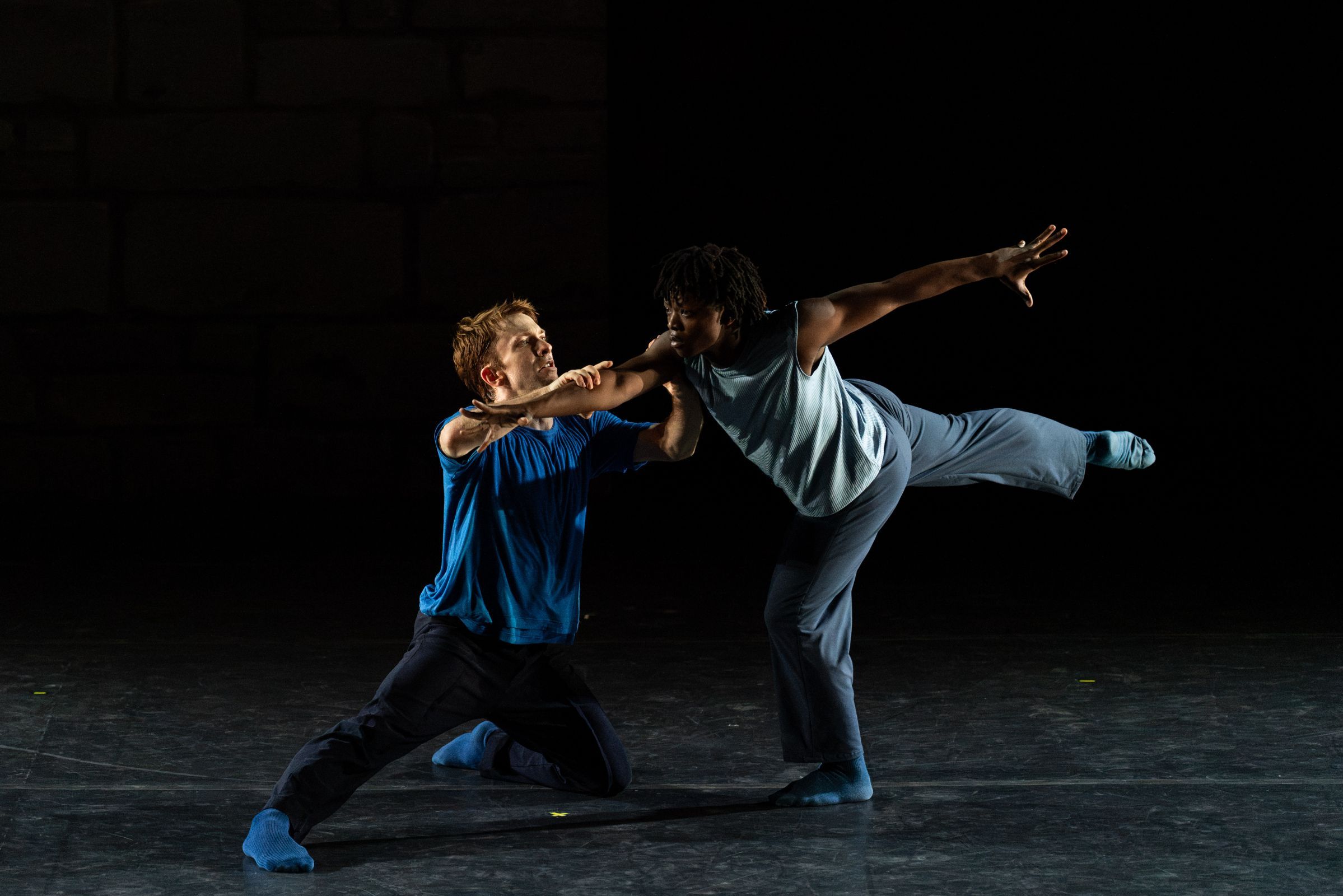 Johnny McMillan and Siphesihile November in Anne Plamandon’s <i>Will You Catch My Fall</i> &copy; Andrea Boni
