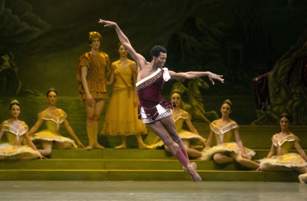 Calvin Royal III as Aminta in Sir Frederick Ashton’s <i>Sylvia</i> &copy; Nir Arieli