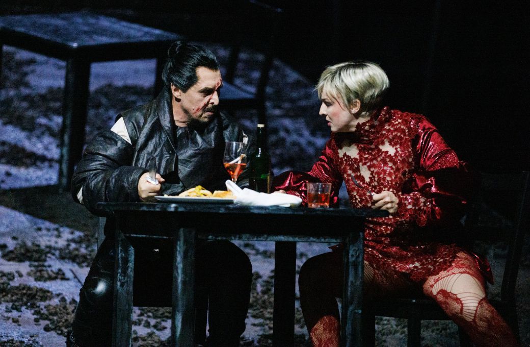 Konstantin Gorny (Sparafucile) und Florence Losseau (Maddalena) © Felix Grünschloß