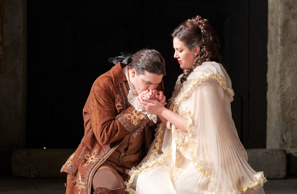 Andr&egrave; Schuen (Graf Almaviva) und Federica Lombardi (Gr&auml;fin) &copy; Wiener Staatsoper | Michael P&ouml;hn