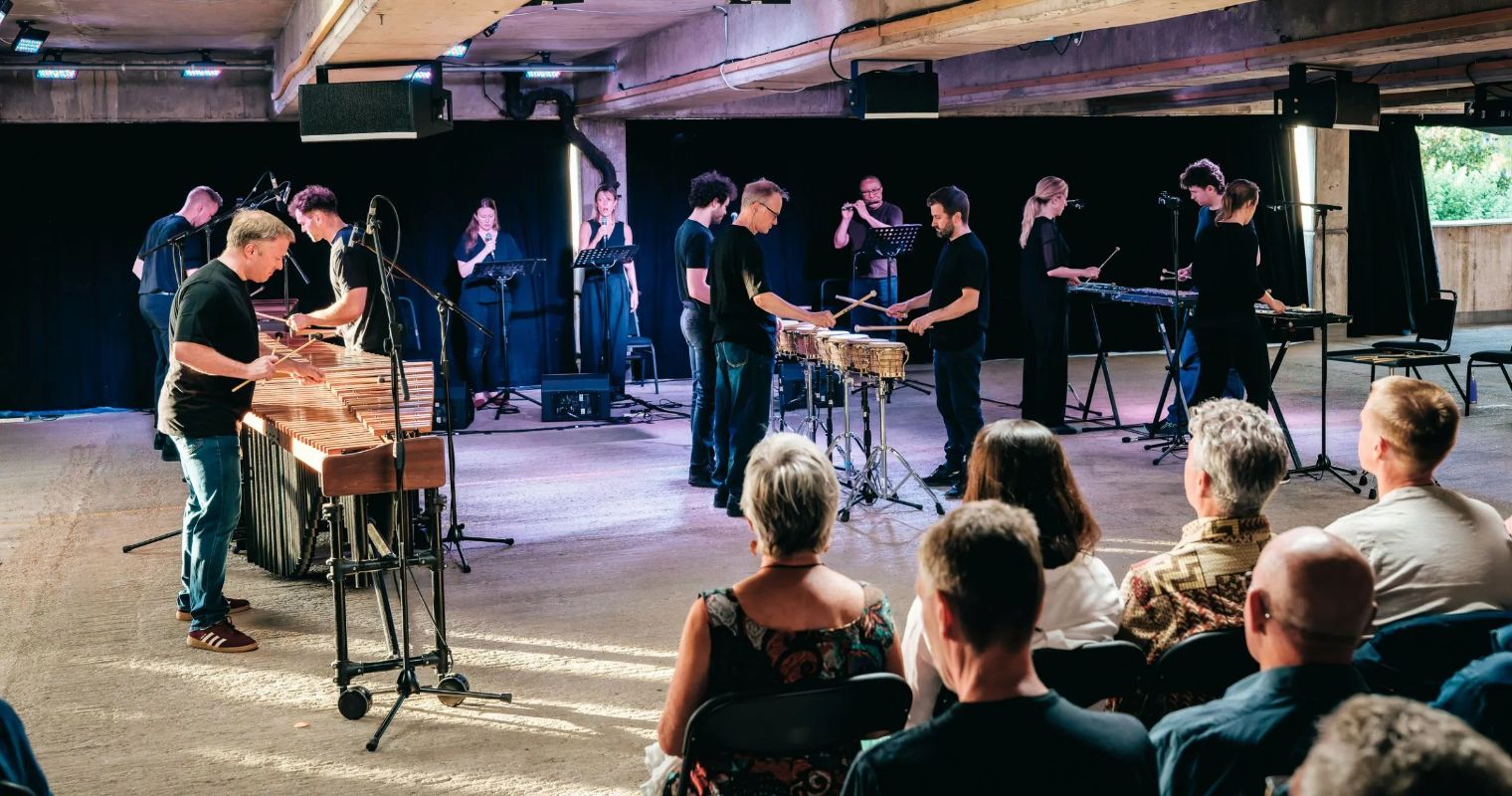 Colin Currie Group brings the mystical world of Steve Reich to life © Dan John Lloyd, courtesy of Bold Tendencies
