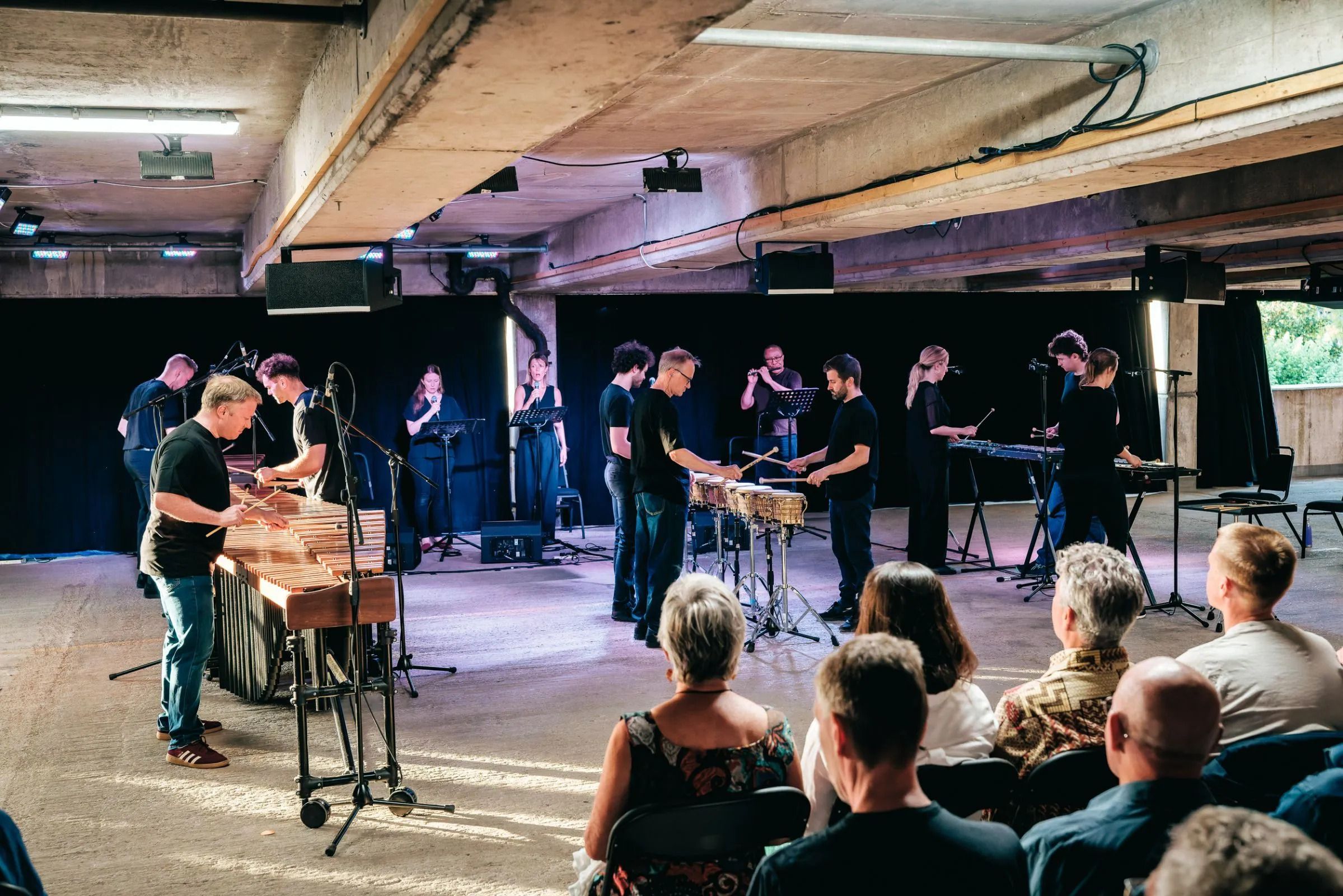 Colin Currie Group brings the mystical world of Steve Reich to life © Dan John Lloyd, courtesy of Bold Tendencies