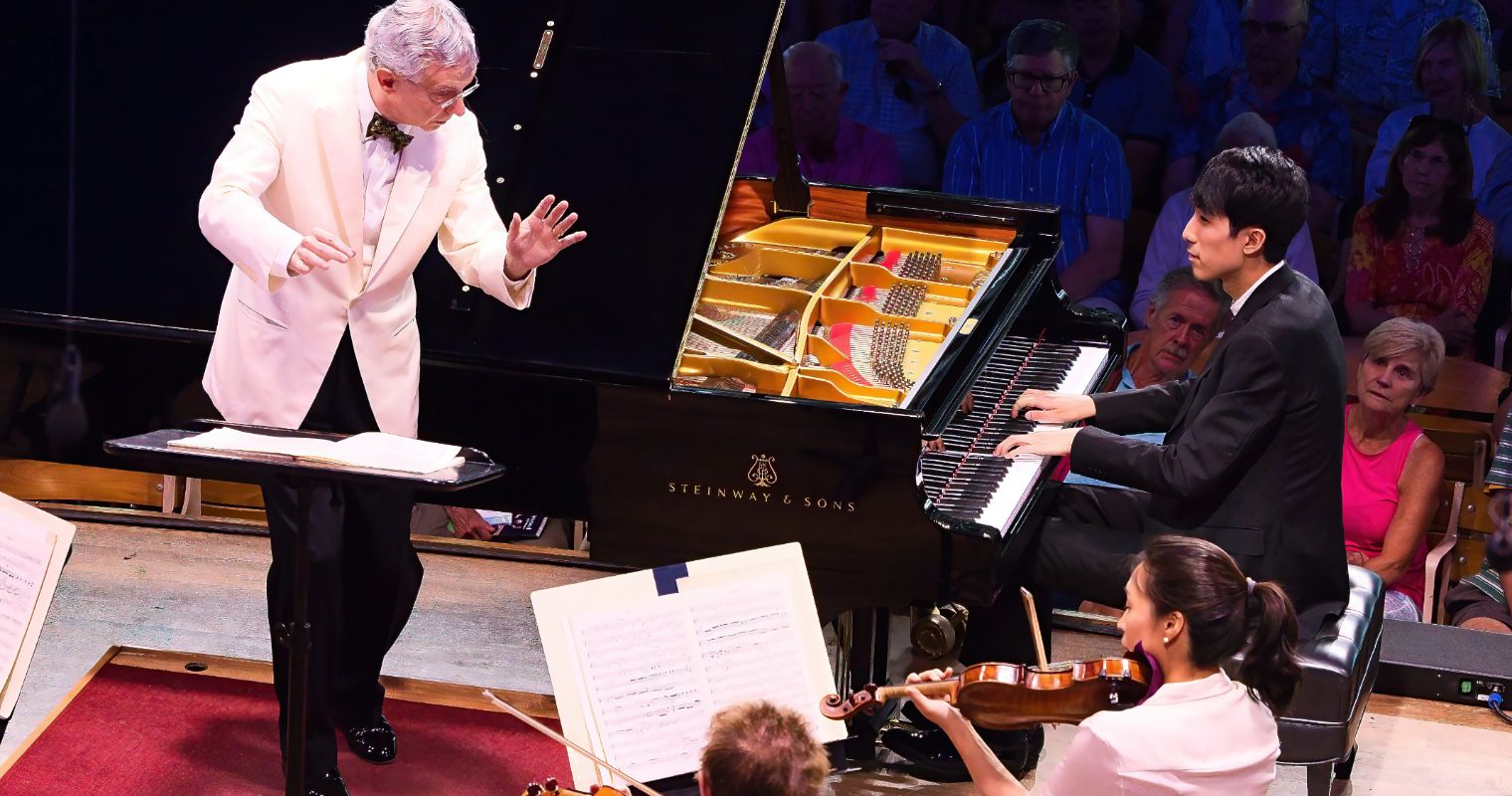 Sedate Chopin and Brahms from Fabio Luisi and Eric Lu at Tanglewood © Hilary Scott, courtesy of the BSO