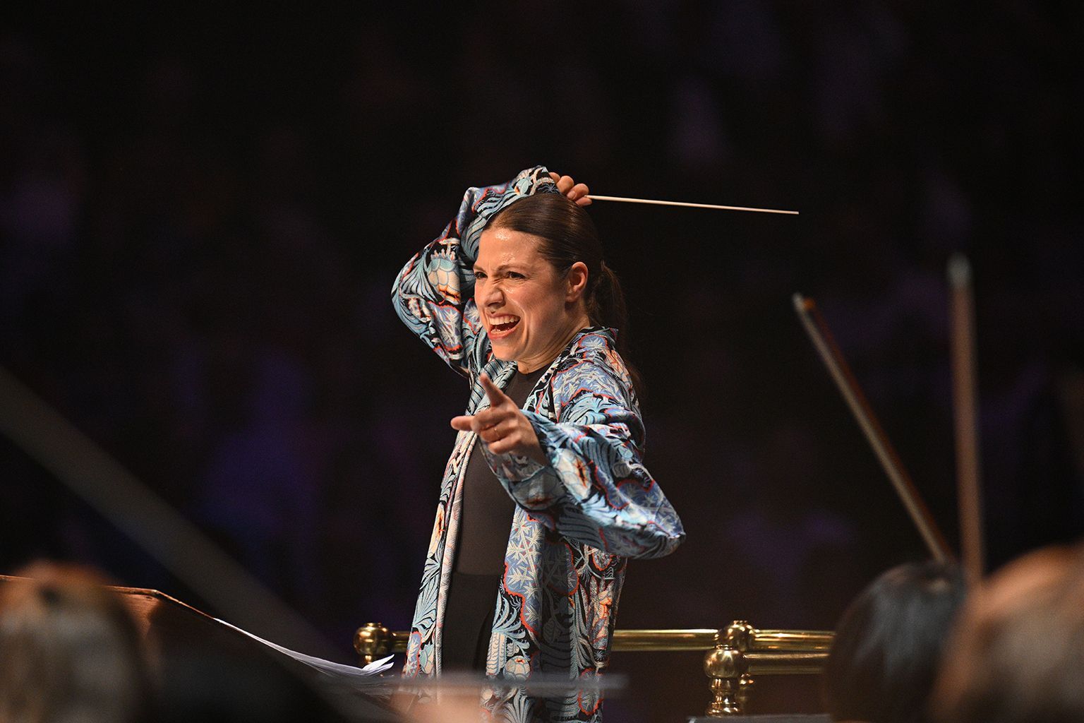 Dalia Stasevska conducts the BBC Symphony Orchestra © BBC | Chris Christodoulou