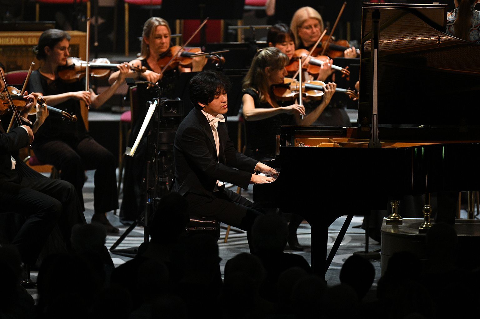 Yunchan Lim and the BBC Symphony Orchestra © BBC | Chris Christodoulou