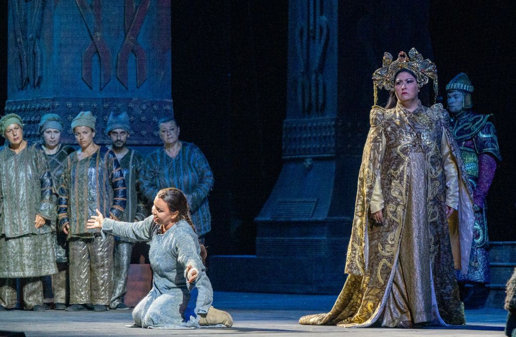 Aleksandra Kurzak (Liù) and Anna Pirozzi (Turandot) © Giorgio Andreuccetti