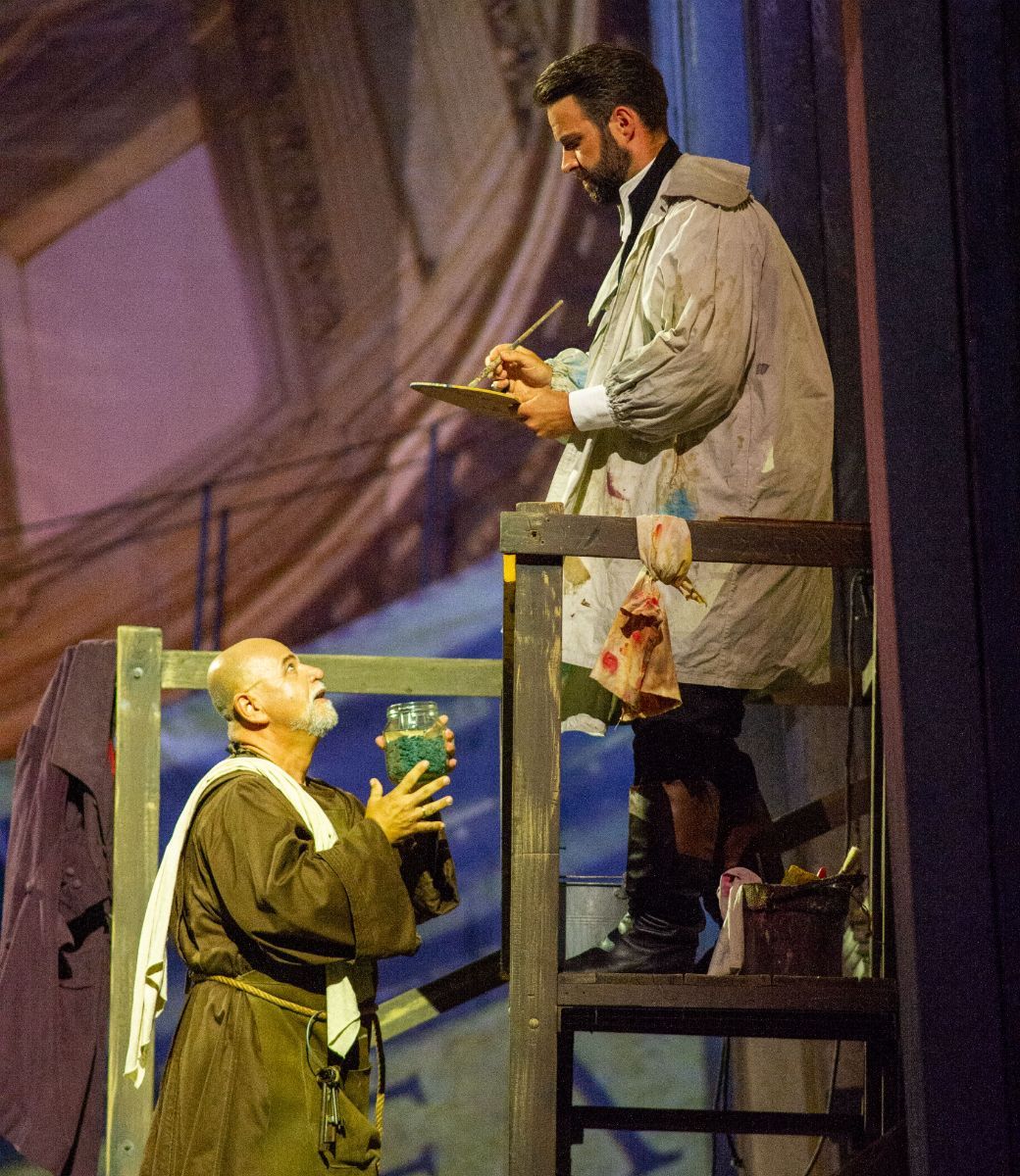 Claudio Ottino (Sacristan) and Adam Smith (Cavaradossi) © Giorgio Andreuccetti