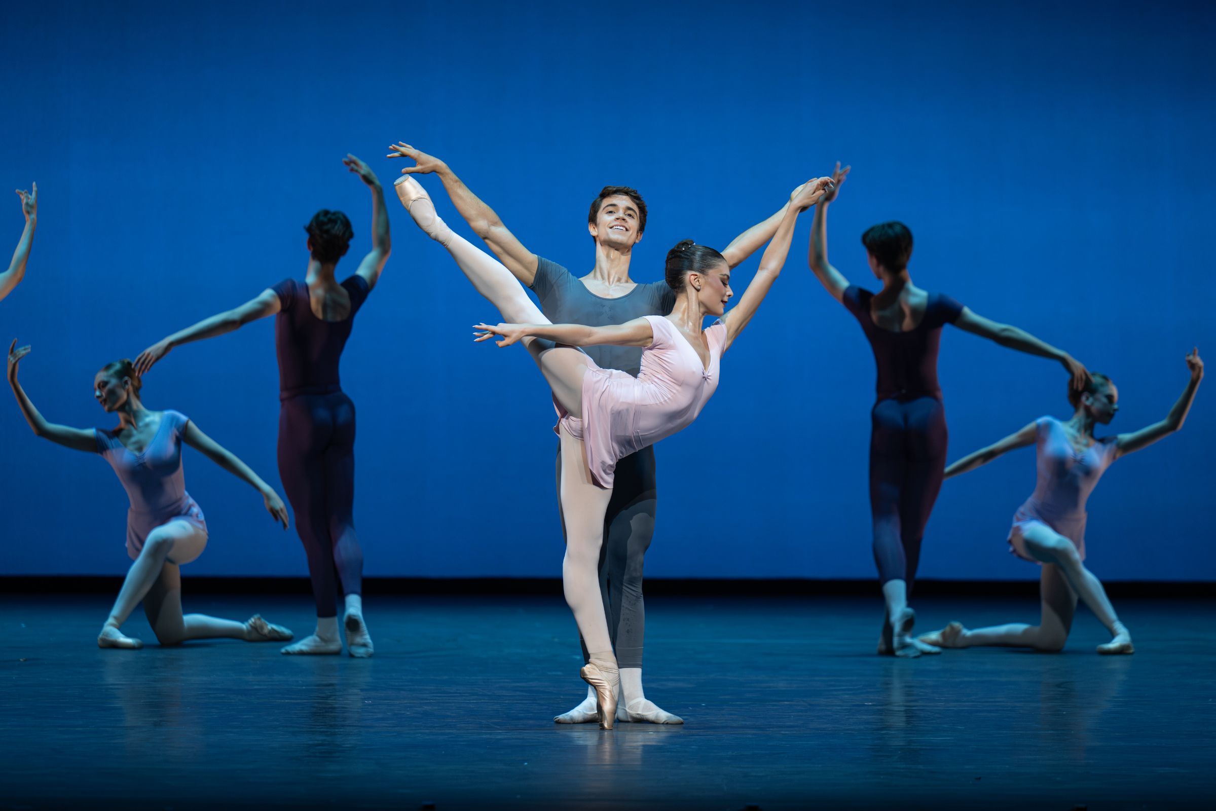 Alecsia Maria Lazarescu and Millán de Benito in David Bintley’s <i>Beauchamp’s Garden</i> © Photography by ASH