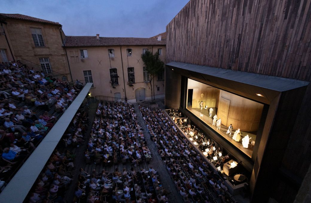 Seating at Festival d’Aix-en-Provence © Festival d’Aix-en-Provence | Vincent Beaume