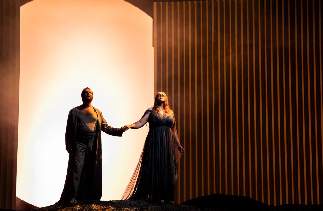 David Butt Philip (Bacchus) and Rachel Willis-Sørensen (Ariadne) © Glyndebourne Productions Ltd. Photo: Tristram Kenton