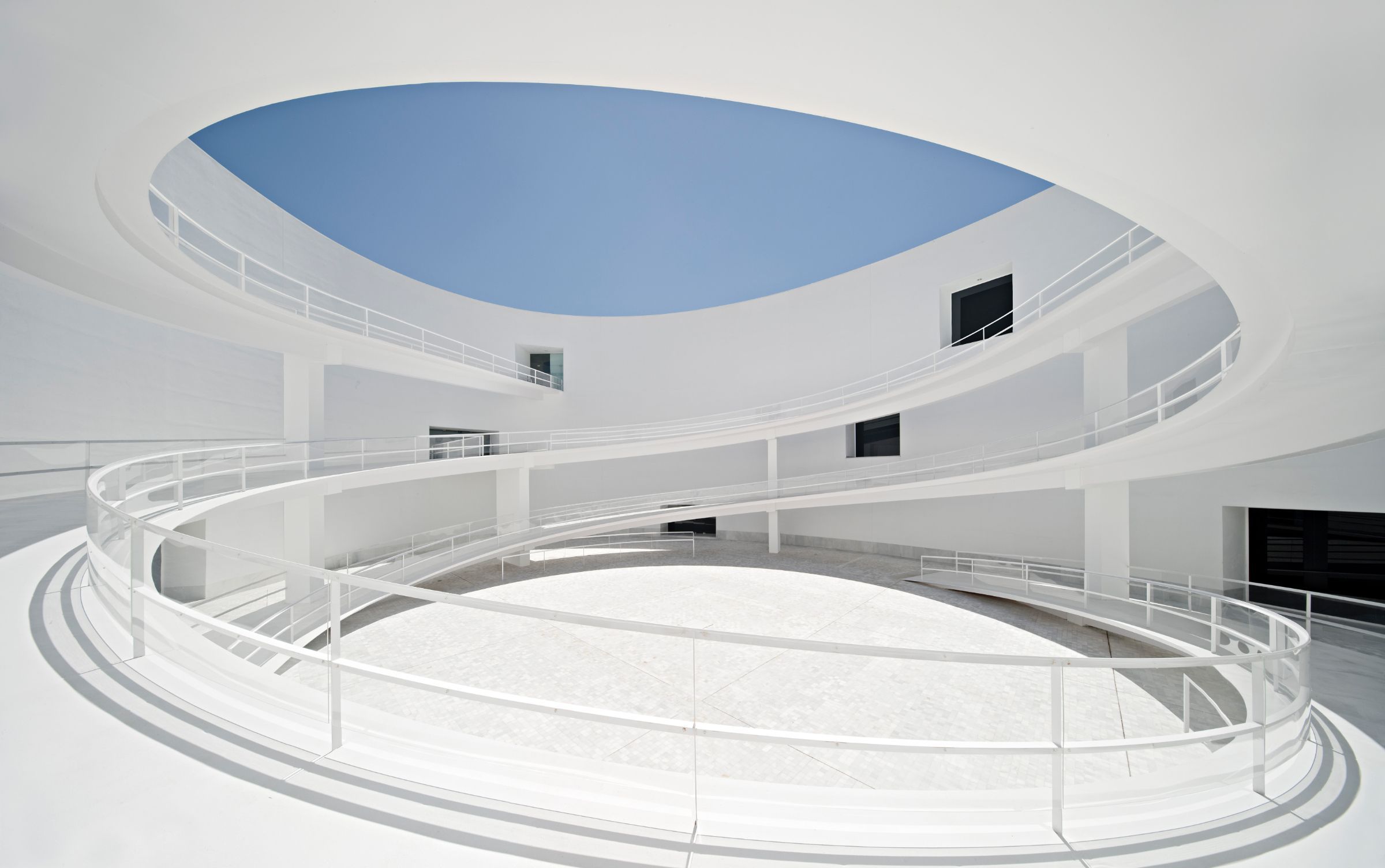 Museo Memoria de Andalucía in the Centro Cultural CajaGranada, by architect Alberto Campo Baeza © Javier Callejas