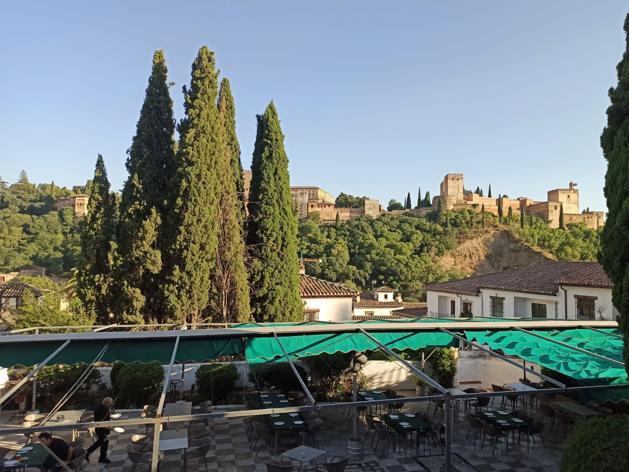 View from the terrace of the Peña La Platería © Peña La Platería