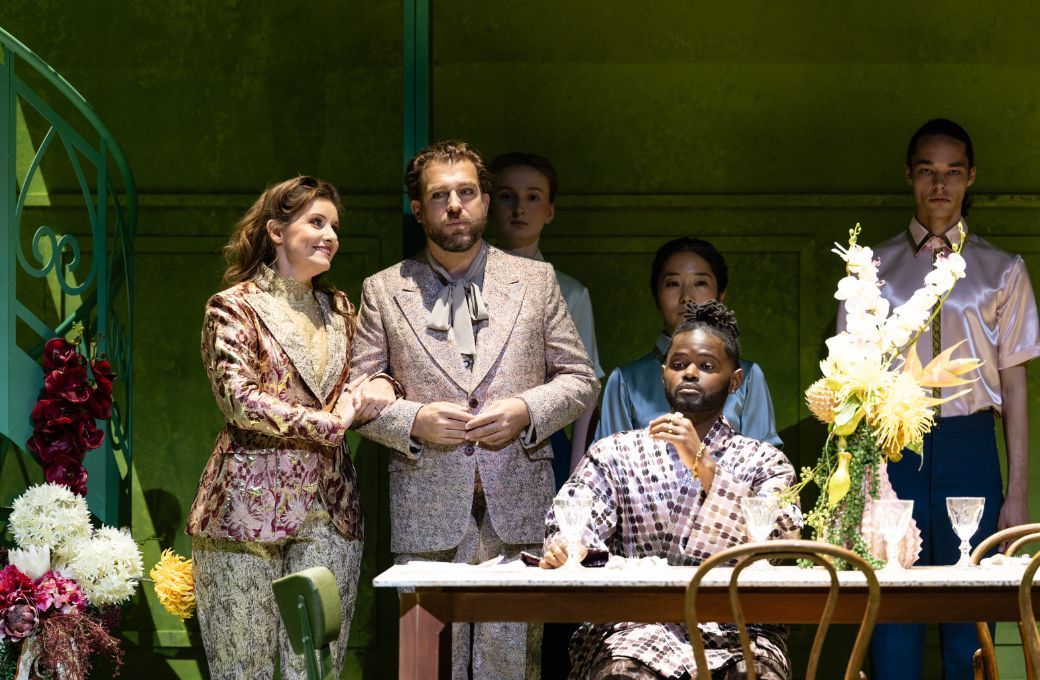 Elsa Benoit (Morgana), Julian Pr&eacute;gardien (Oronte) und John Holiday (Ruggiero) &copy; Geoffroy Schied
